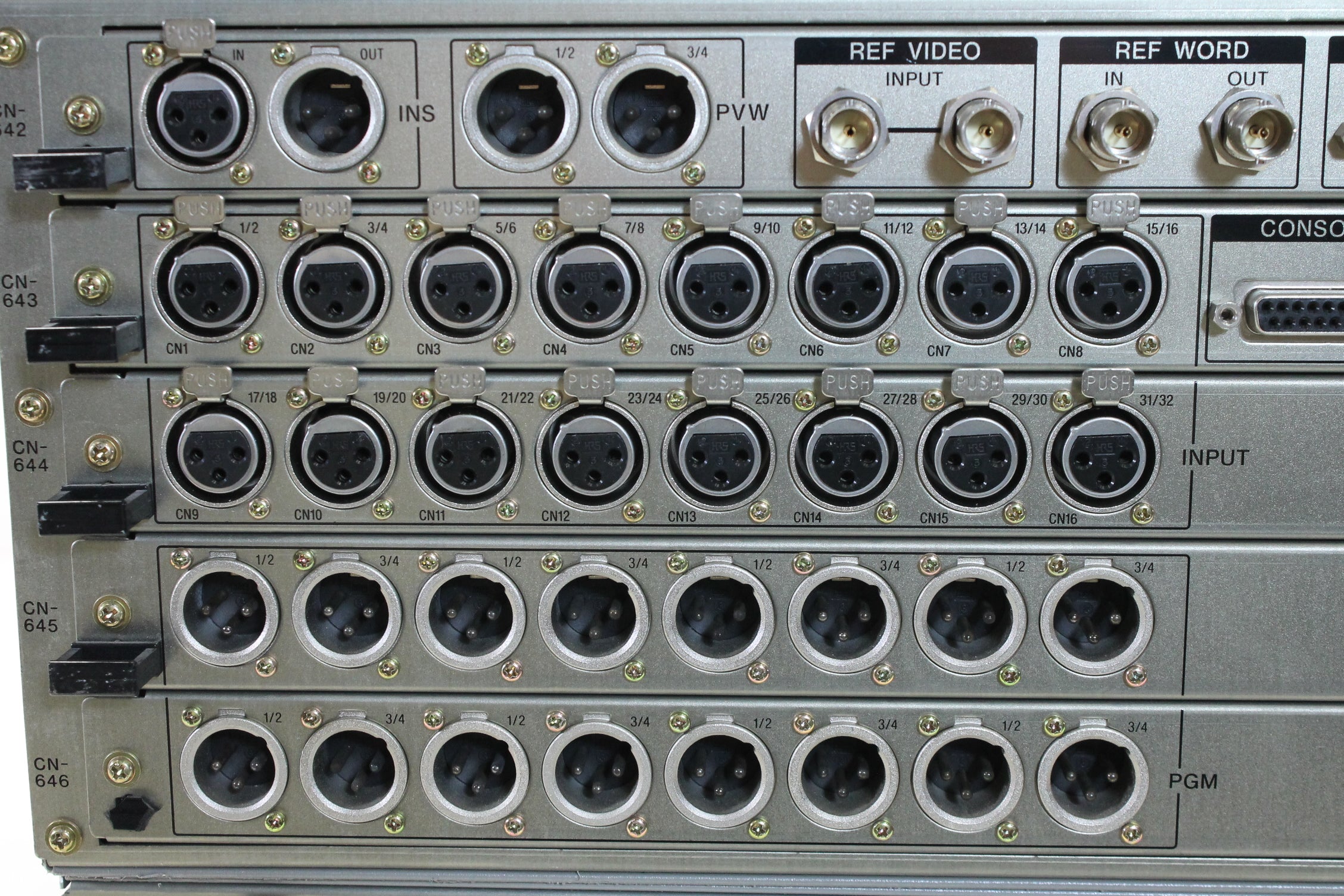 Sony Digital Audio Mixer DMX-E3000 with mainframe and Service Manual