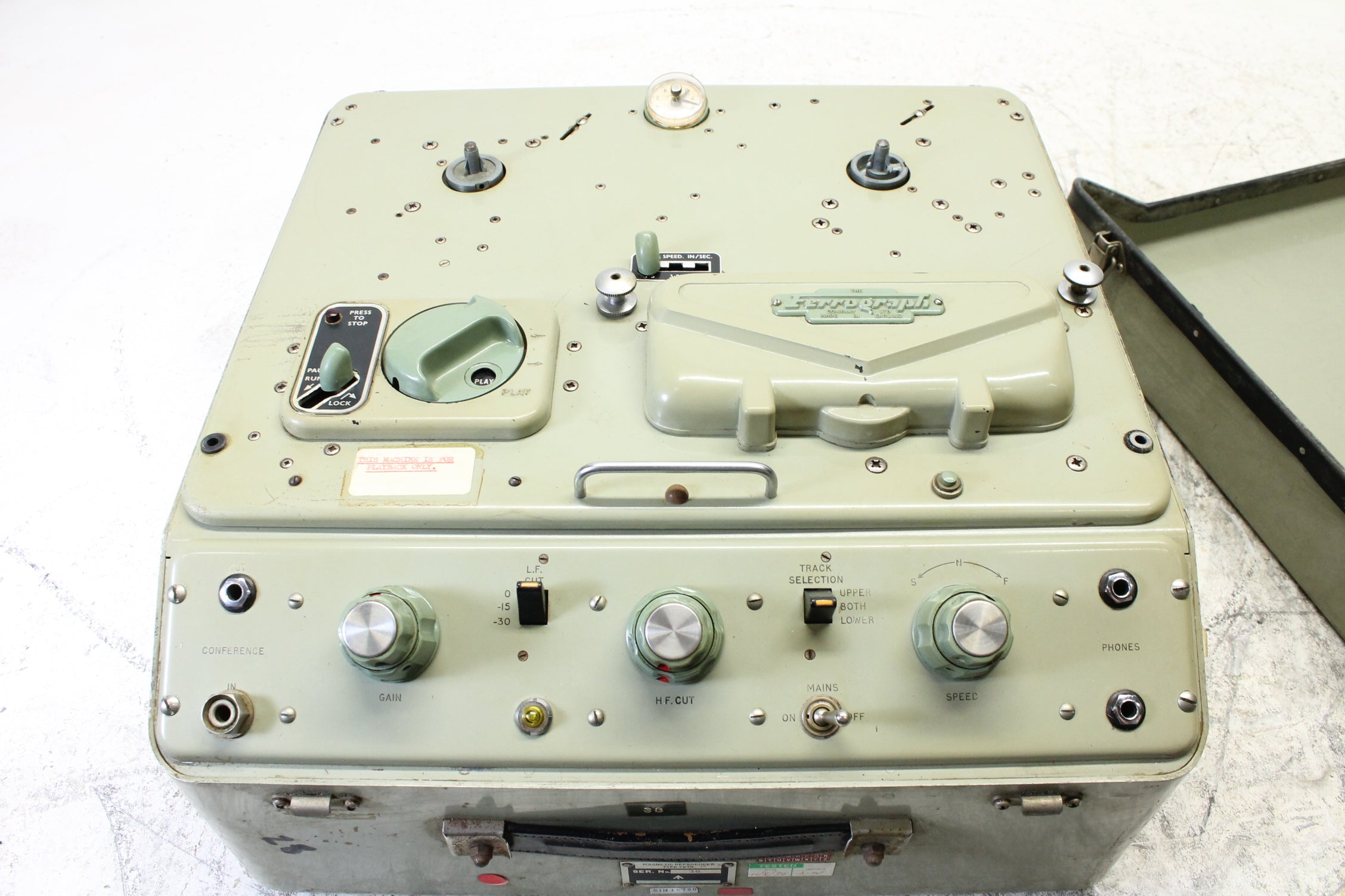 Ferrograph Magnetic Reproducer type Y6TR tape (no.2)