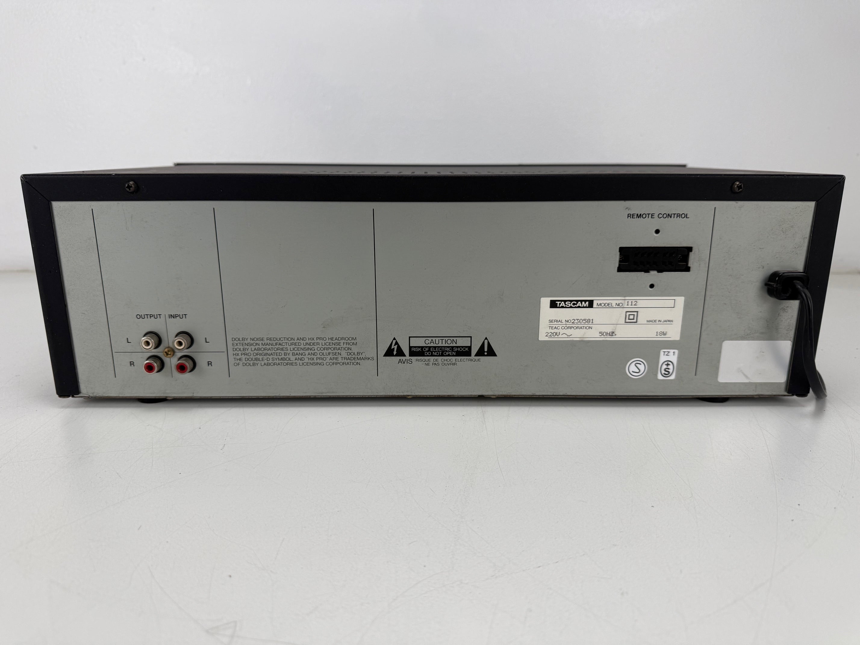 Tascam 112 Stereo Cassette Deck - Serviced
