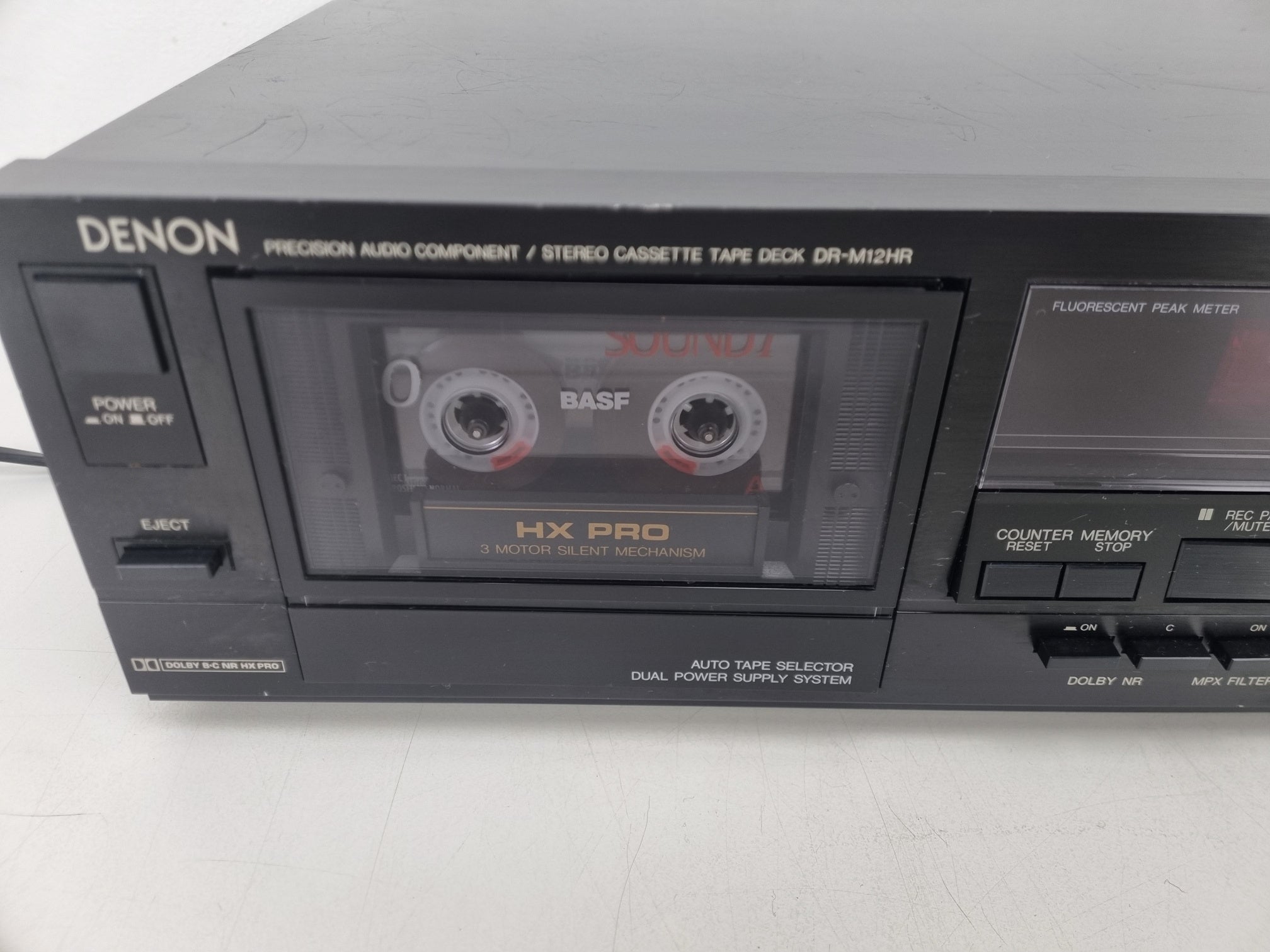Denon DR-M12HR - Preccision Audio Component / Stereo Cassette Tape Deck