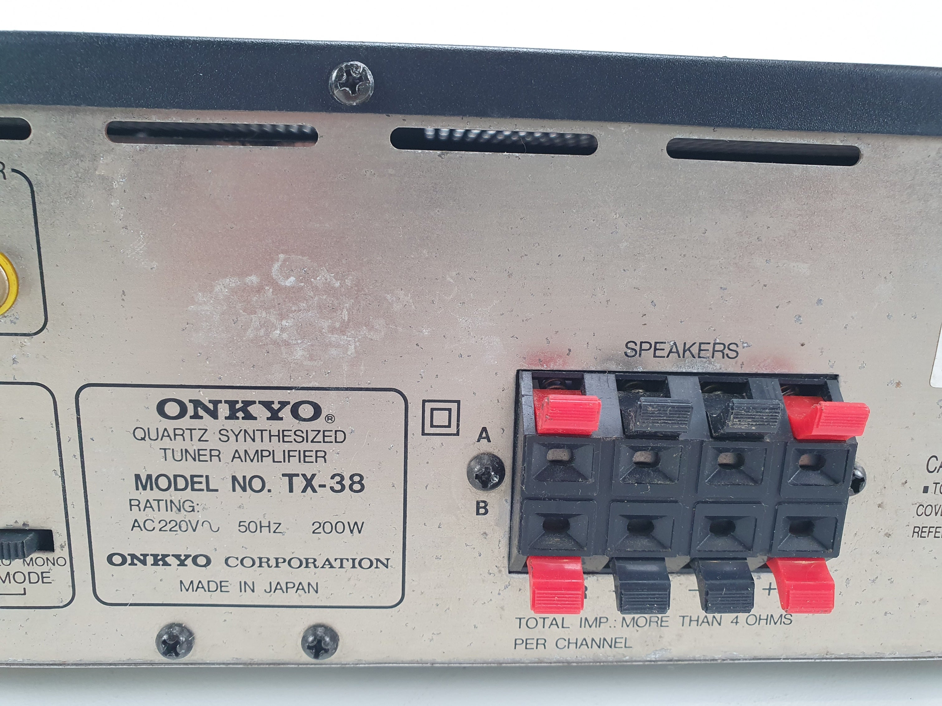 Onkyo TX-38 synthesizer tuner/versterker - Volledig nagekeken en onderhouden