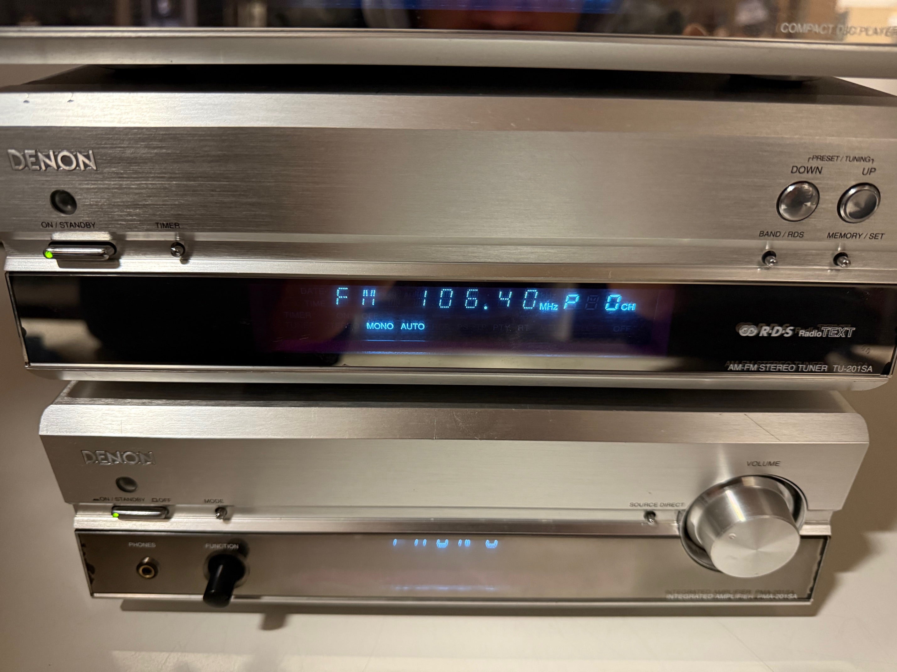 Denon DCD-201SA cd-speler / TU-201SA tuner / PMA-201SA versterkerset