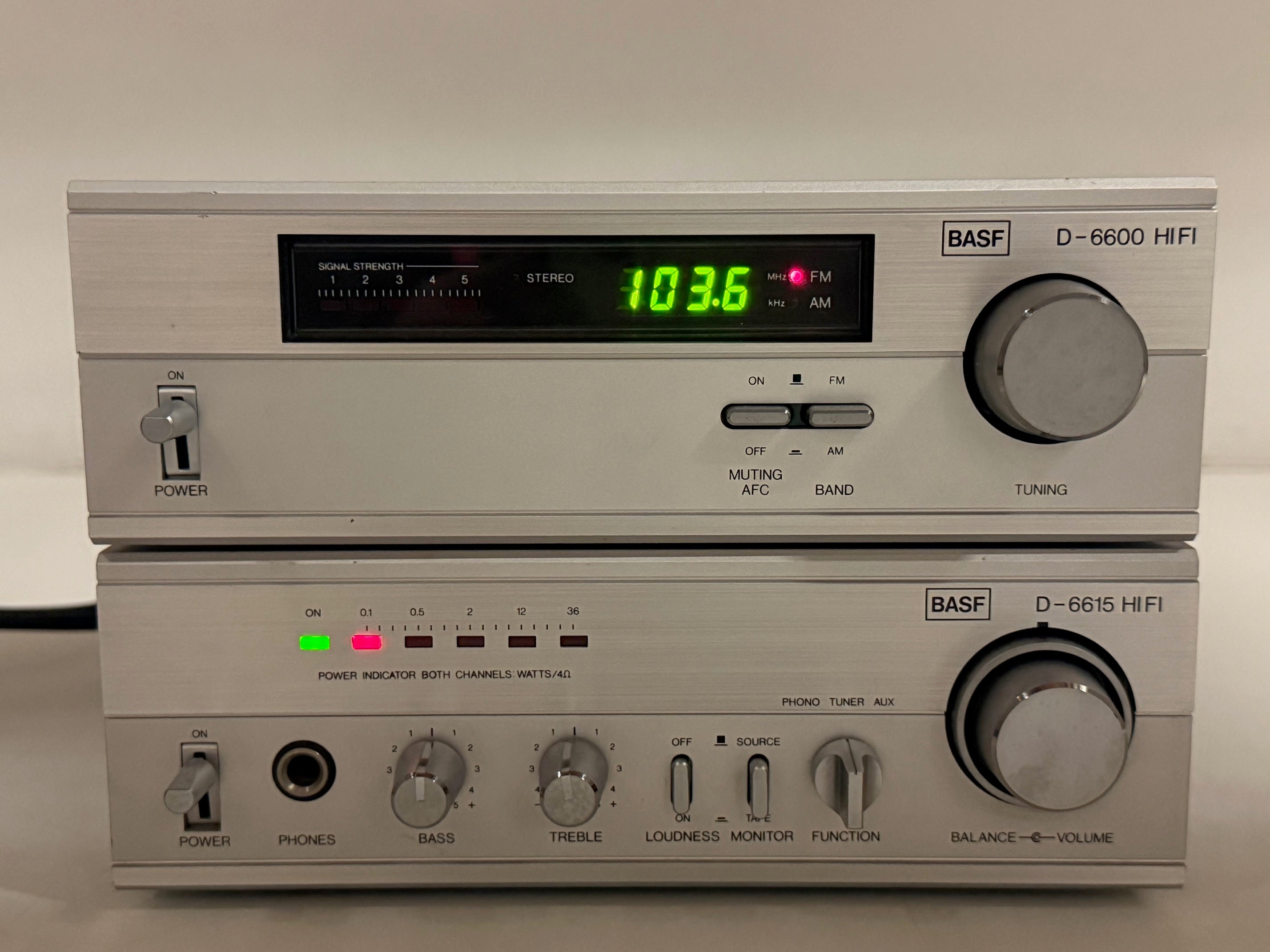 BASF D-6600 mini-tuner / D-6615 mini-versterkerset