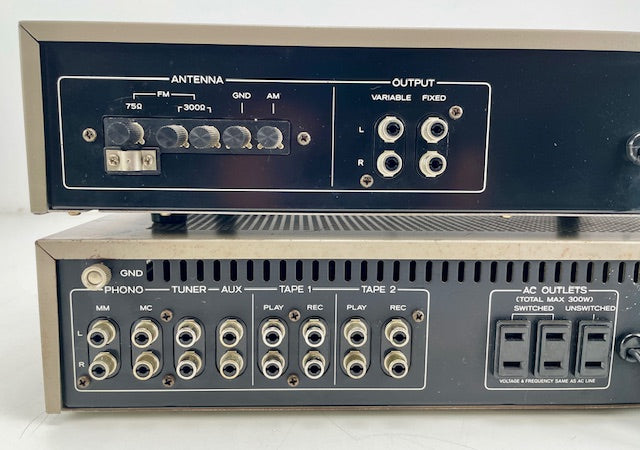 TEAC A7 DC Servo Integrated Amplifier + T9 Digital Synthesizer AM/FM Tuner