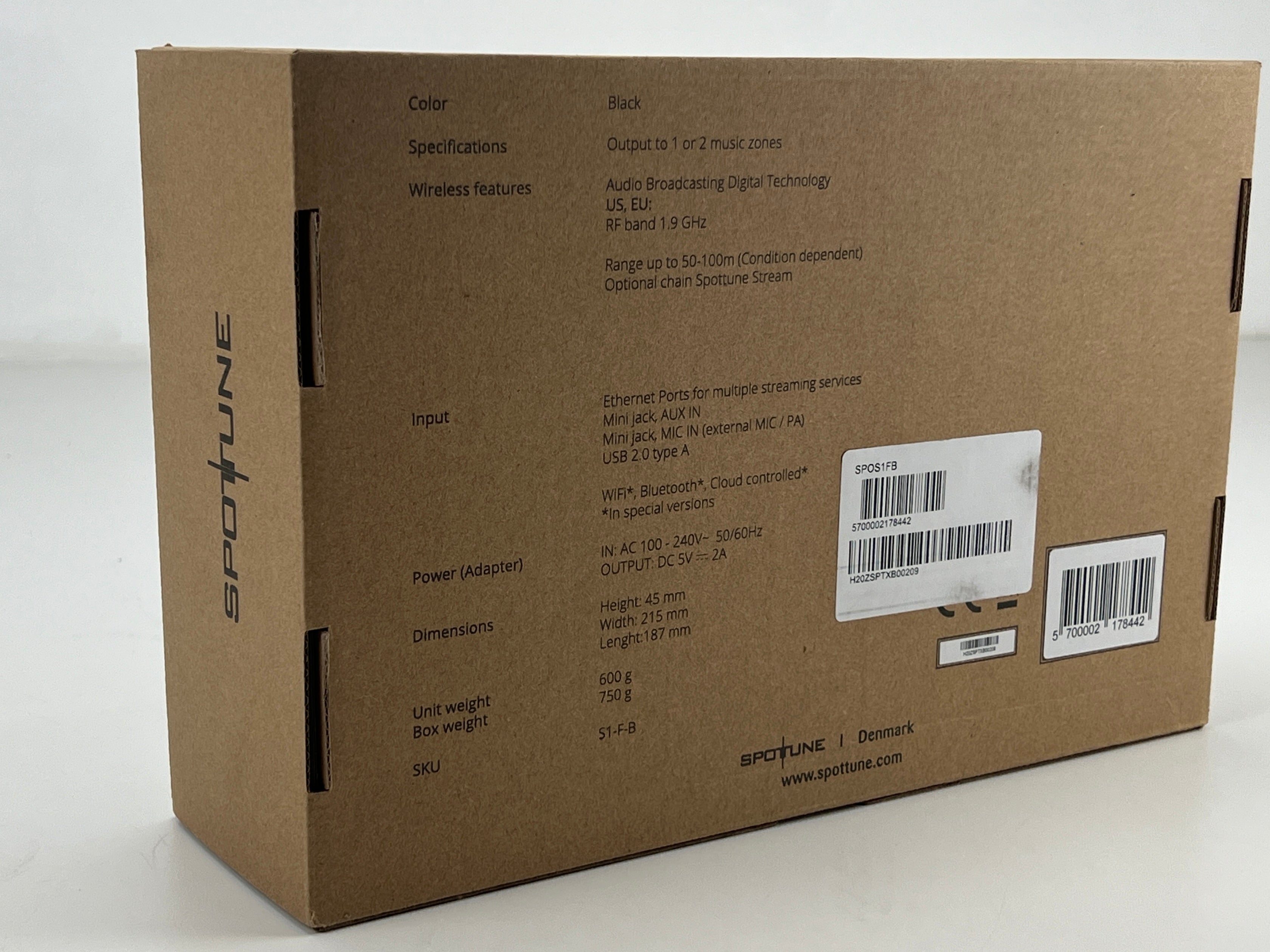 Spottune STREAM S1 - Wireless Audio Transmitter