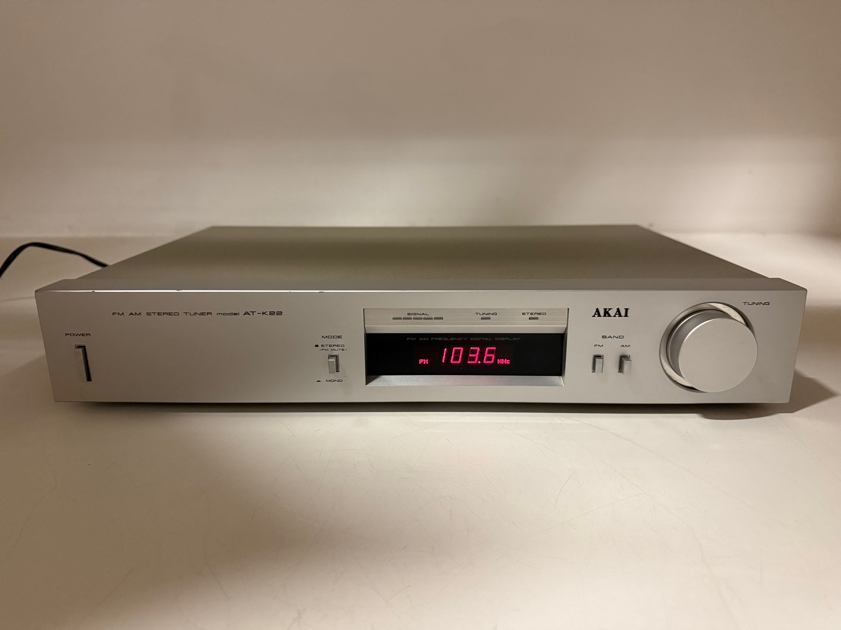 Akai Model AT-K22 FM AM Stereo Tuner