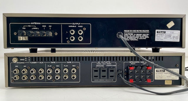 TEAC A7 DC Servo Integrated Amplifier + T9 Digital Synthesizer AM/FM Tuner