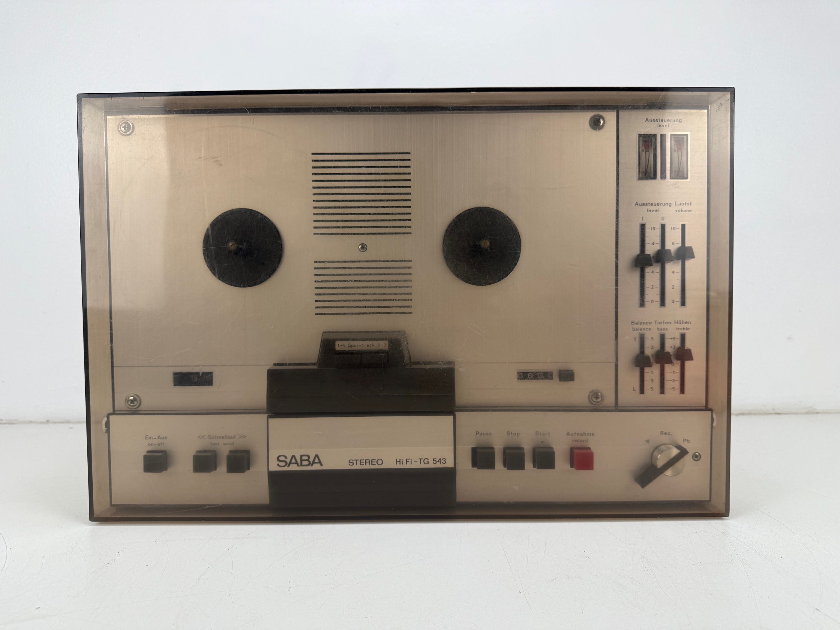 SABA TG-543 Stereo 1/4" 18CM Tape Deck - Sold as is