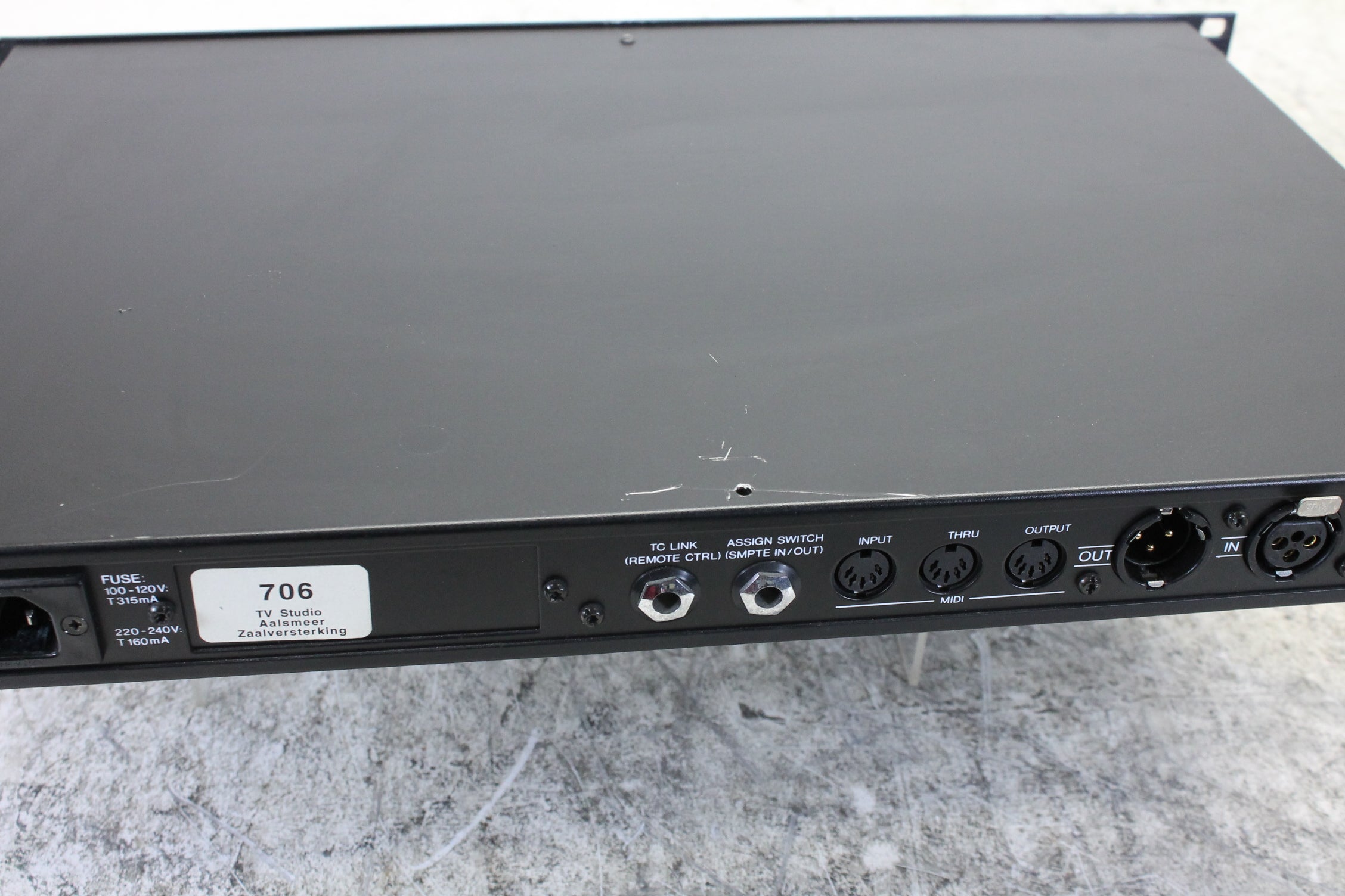 TC Electronic TC 1128X 28-bands grafische equalizer/spectrumanalysator (nr. 5)