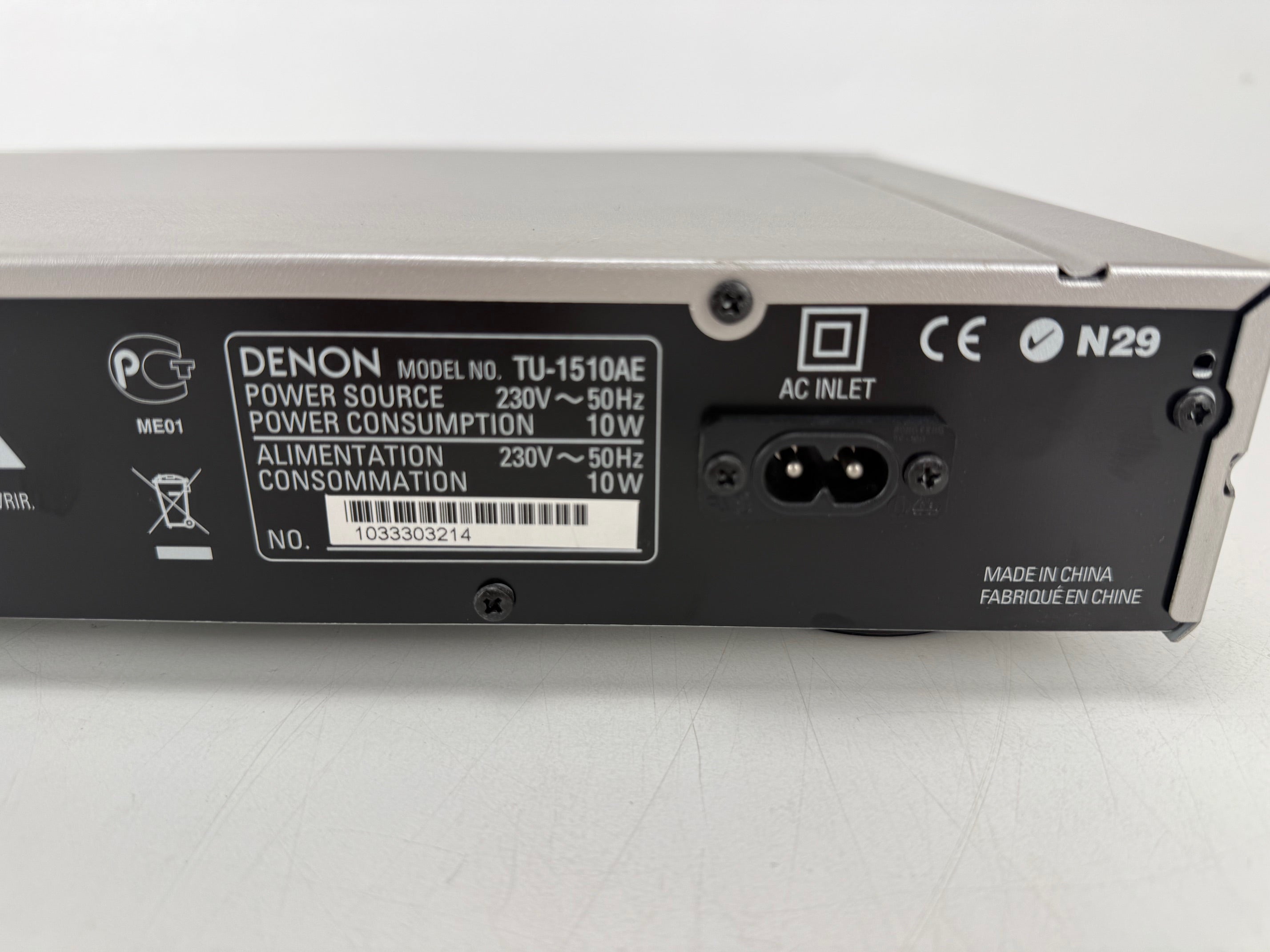 Denon TU-1510AE AM/FM Stereo Tuner With Original Box