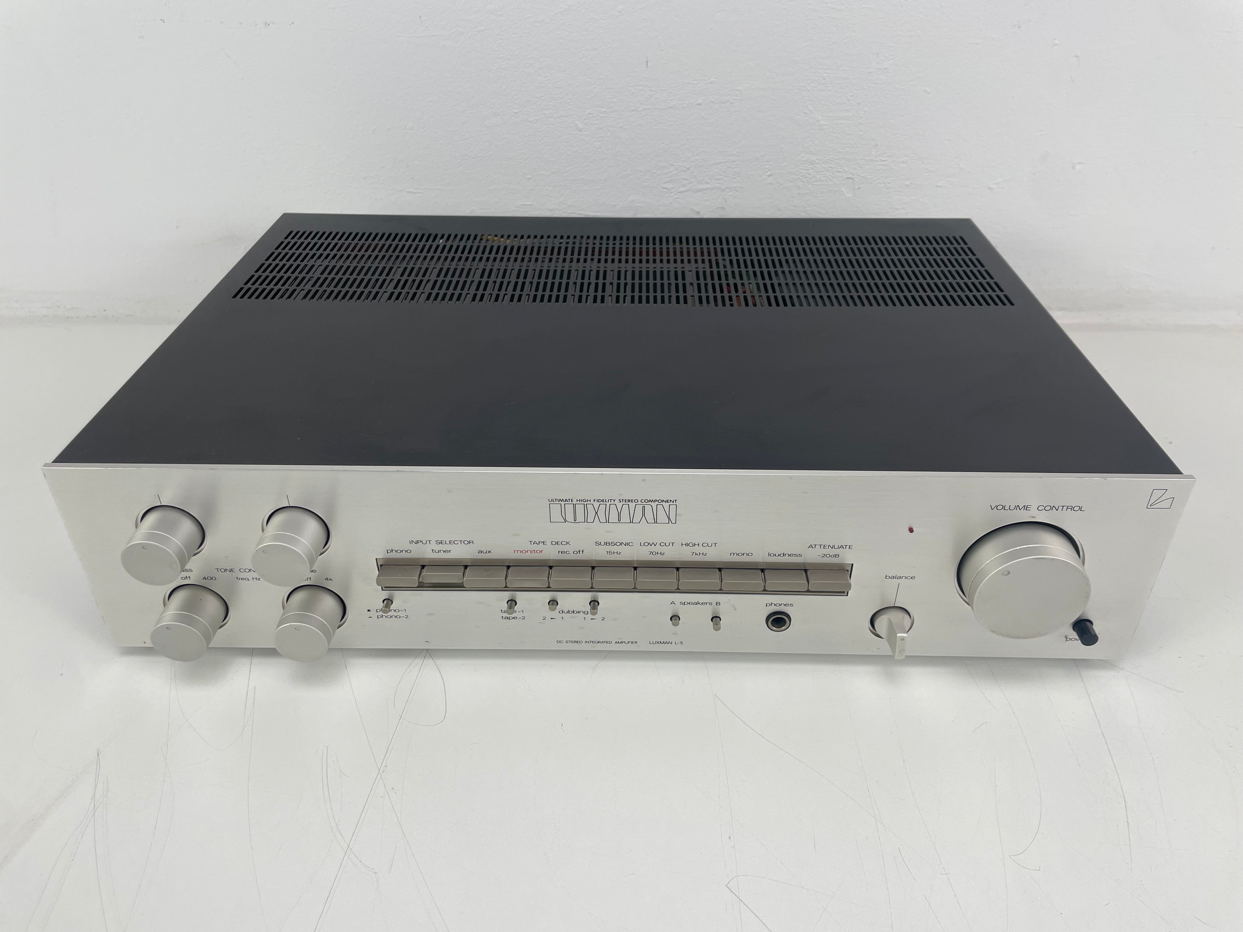 Luxman - L-5 - Stereo Integrated Amplifier - Inc. Measuring rapport