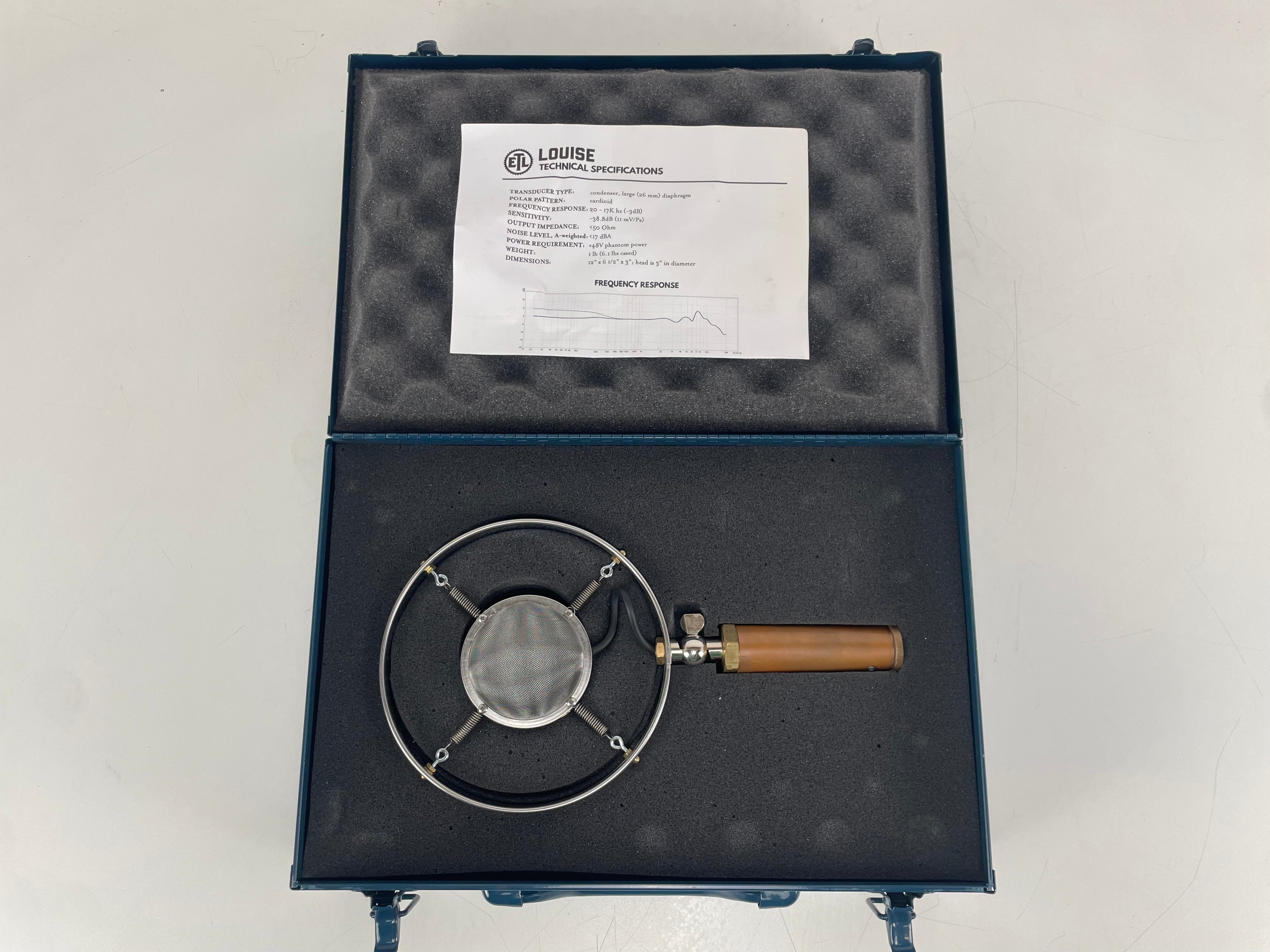 Ear Trumpet Labs - Louise - 3018 - Condenser Microphone - Inc. Case