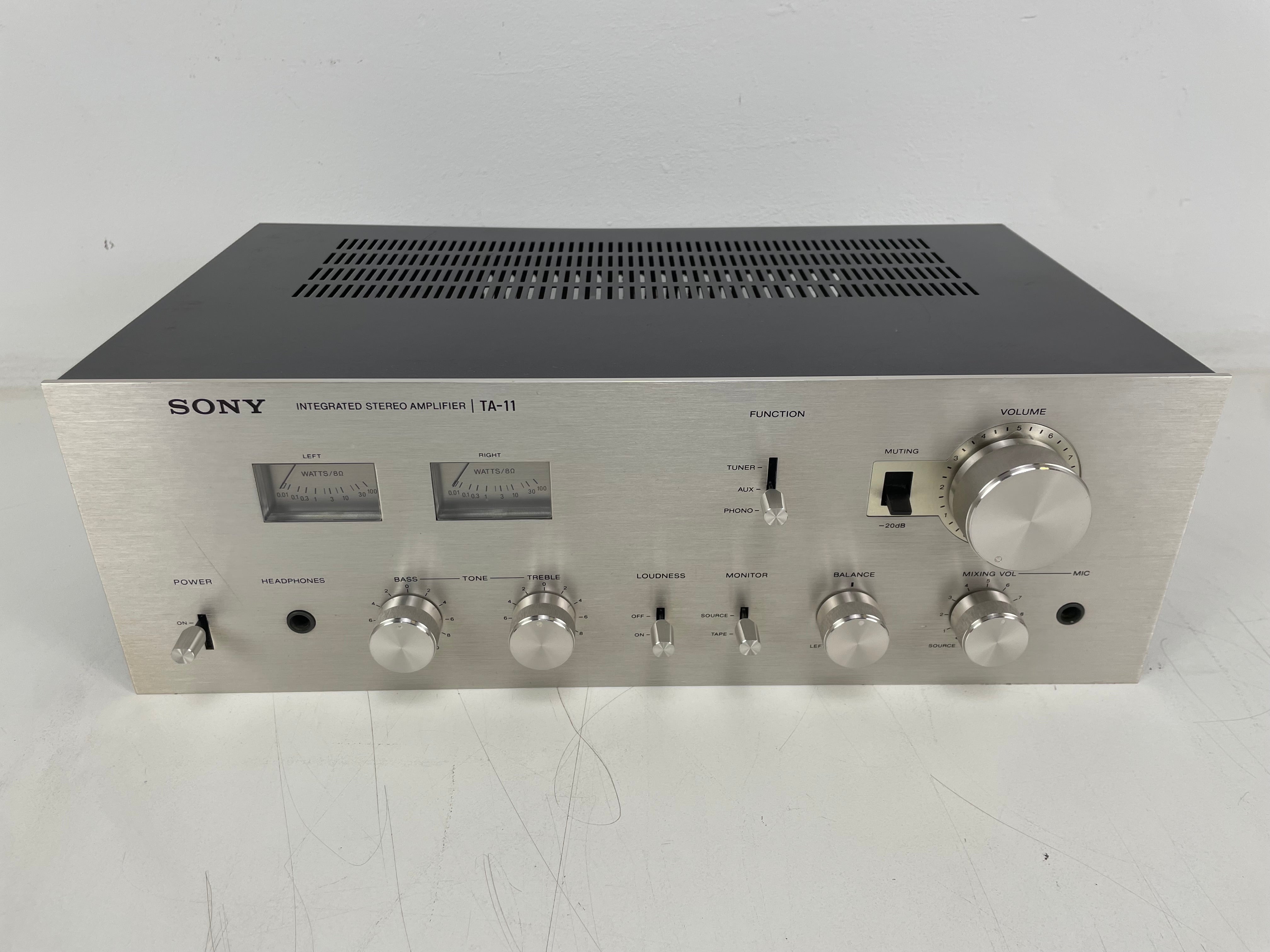 Sony - TA-11 - Stereo Integrated Amplifier - Serviced (Replacement/Cleaned)