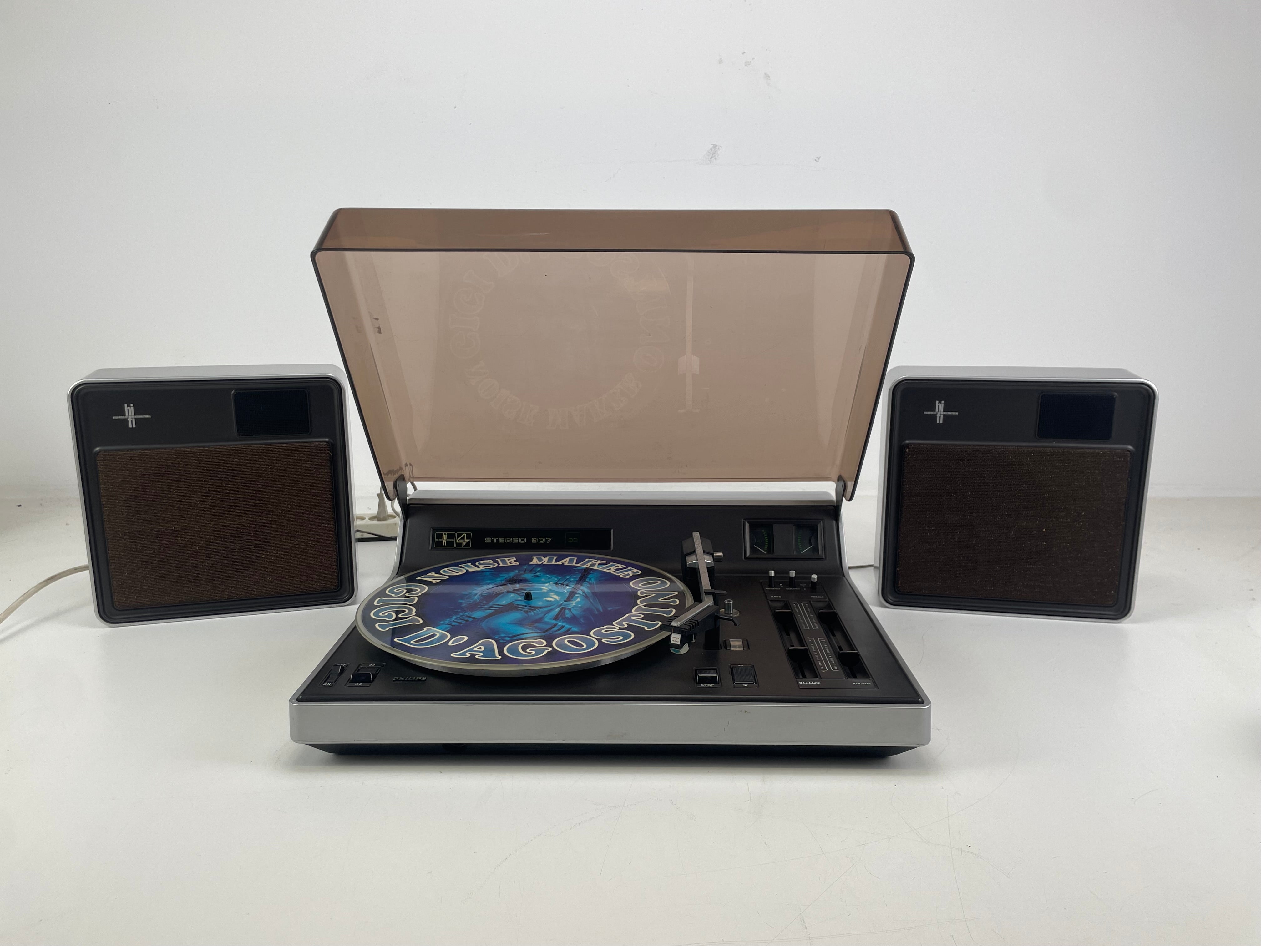 Philips - 22AH902/50 + 22RH430/01B - Turntable + Full Range Speakers Set