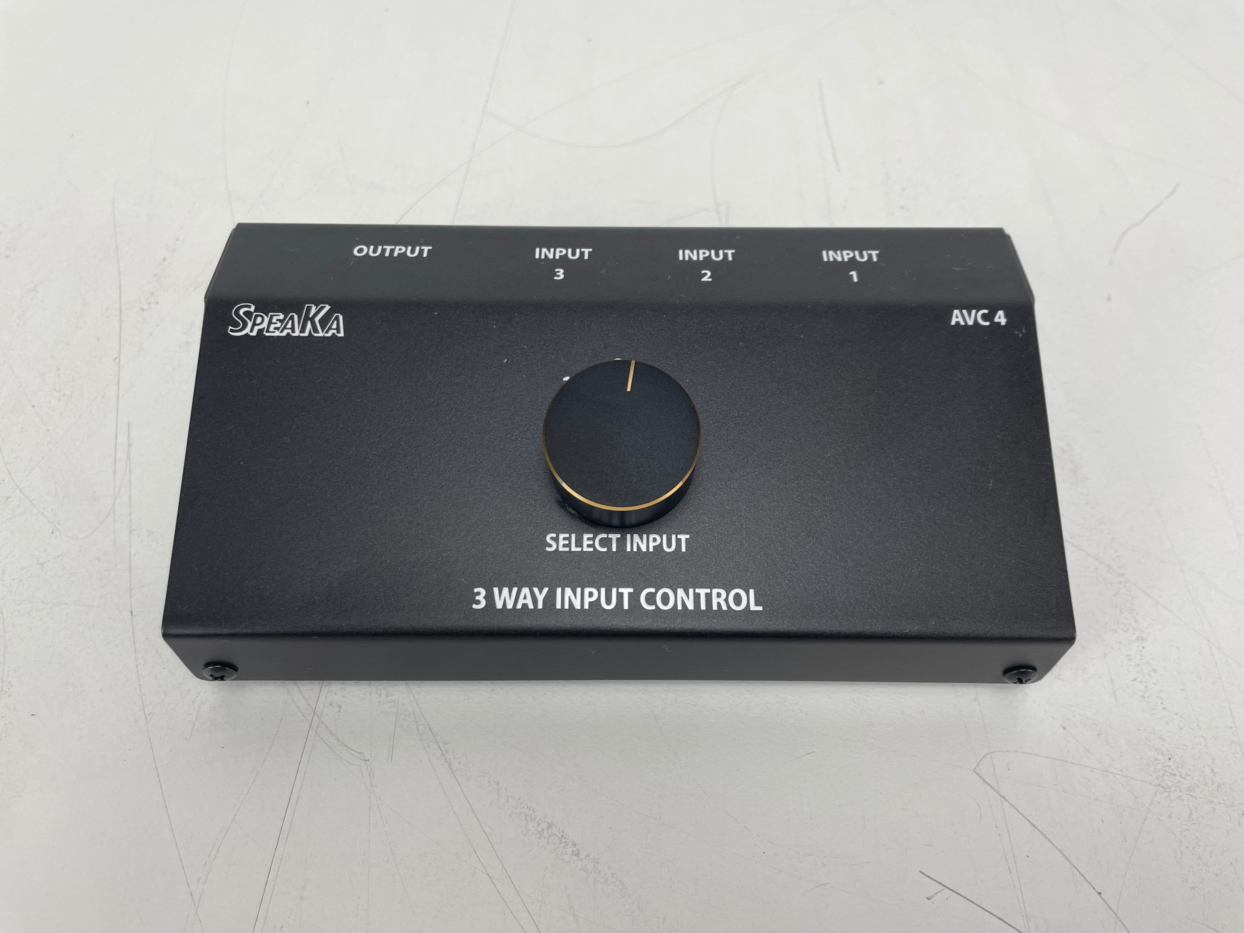 SpeaKa - AVC 4 - 3 Way Input Control