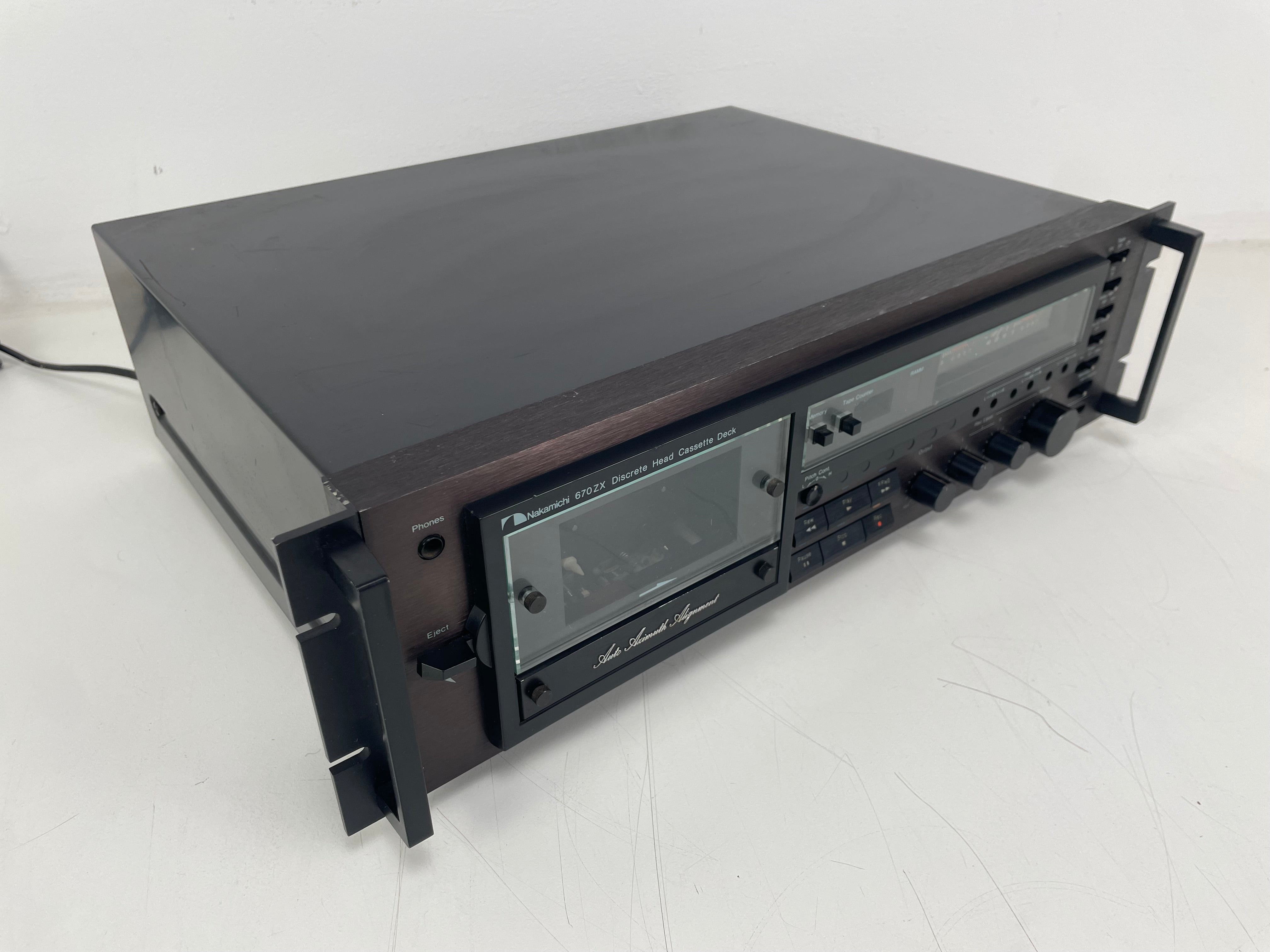 Nakimichi - 670ZX - Cassette Deck - Dolby NR/MPX - 3-Head -  Serviced (Repaired)