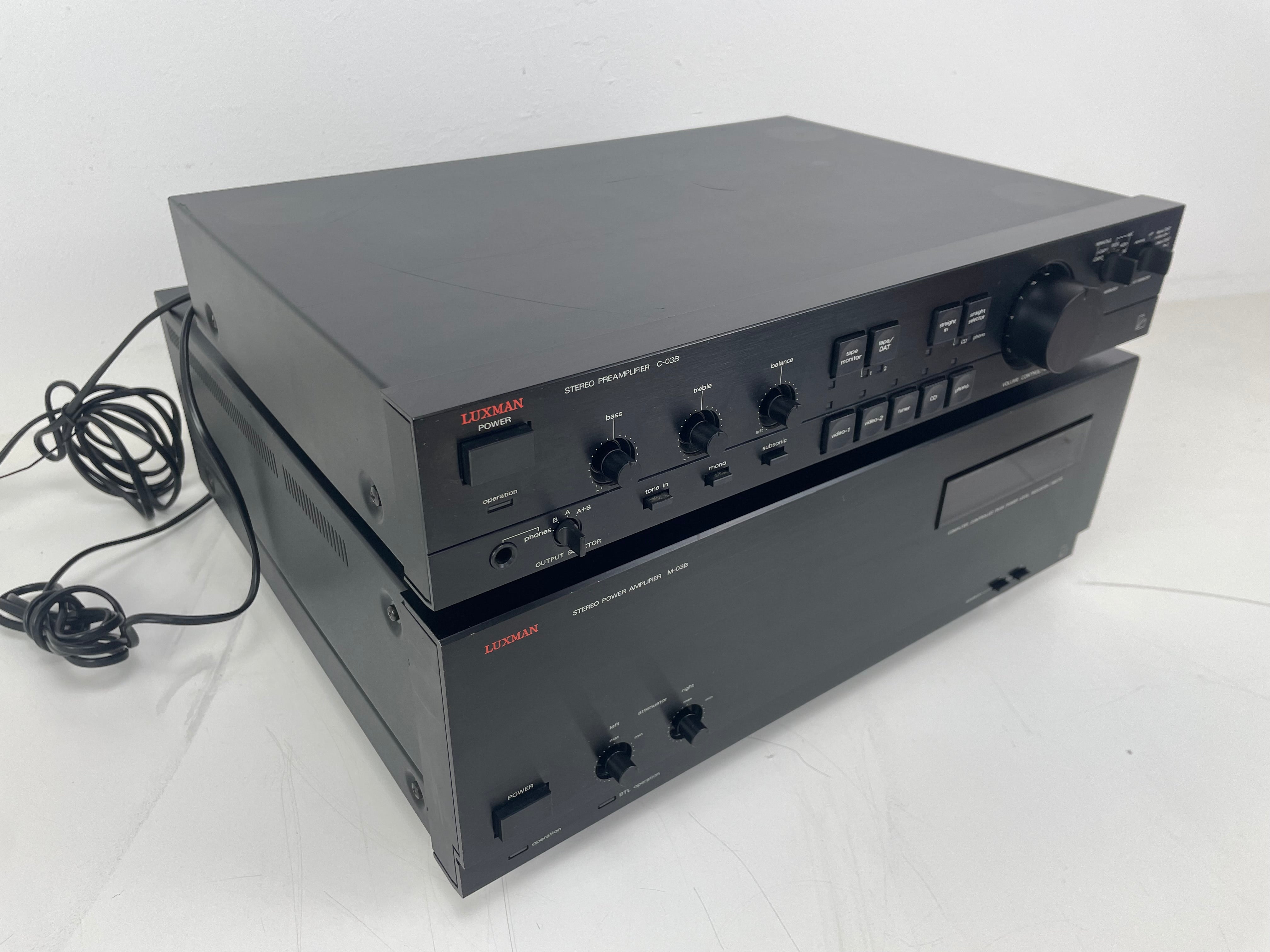 Luxman - M-03B & C-03B - Pre/Power-amp Set