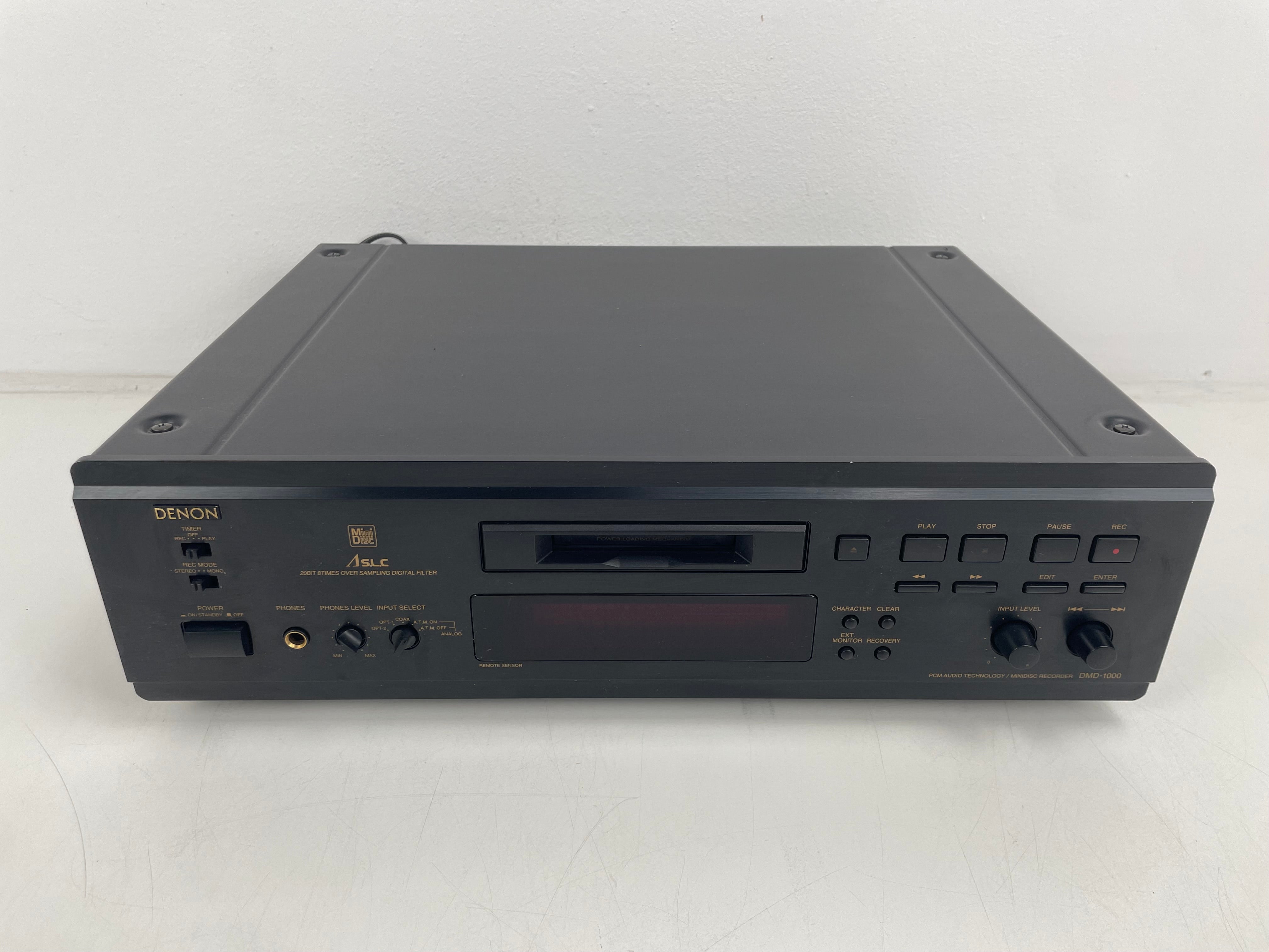 Denon - DMD-1000 - MiniDisc Recorder - Inc. Remote
