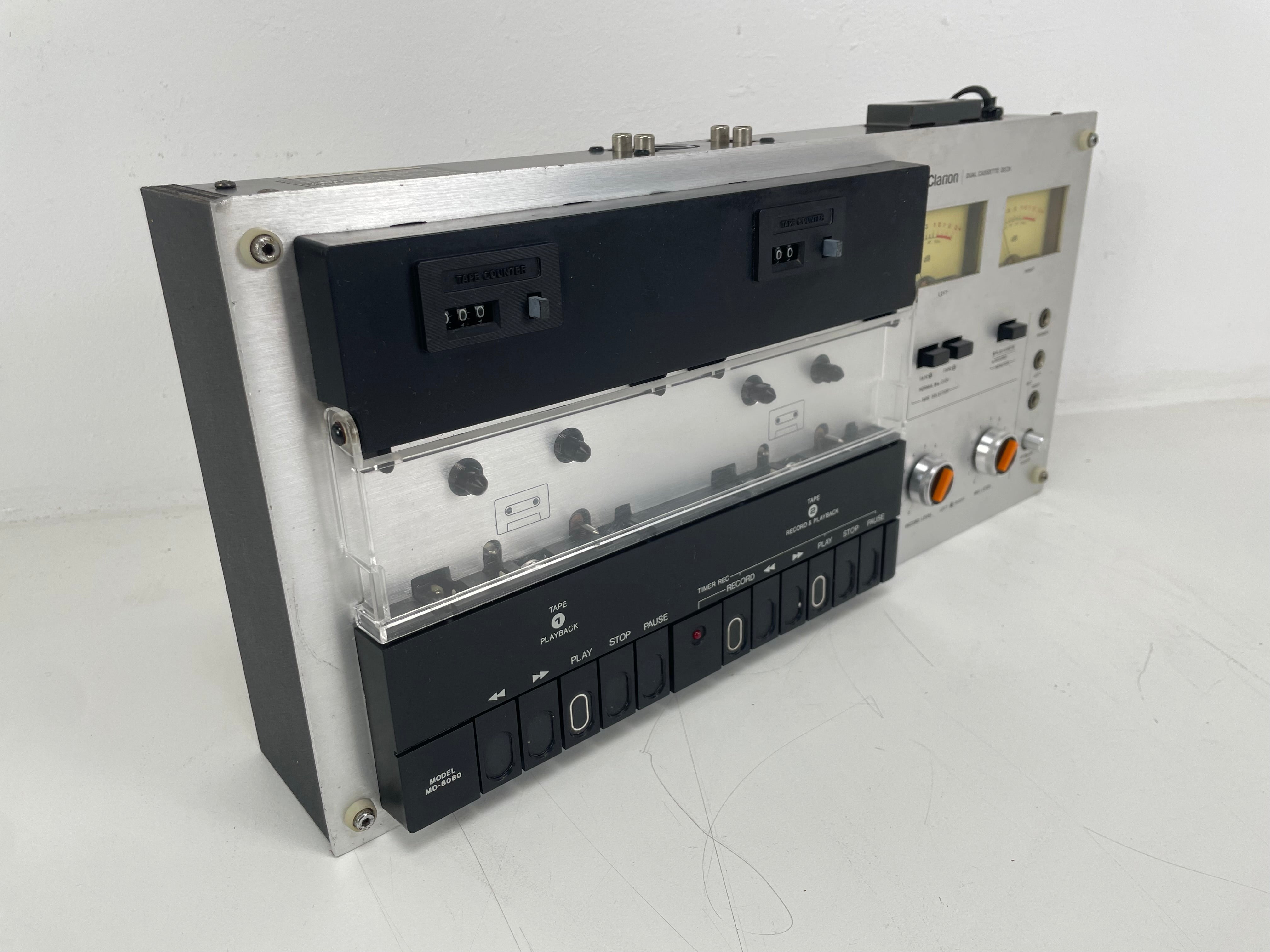 Clarion - MD-8080G - Double Cassette Deck - Cassette Duplicator