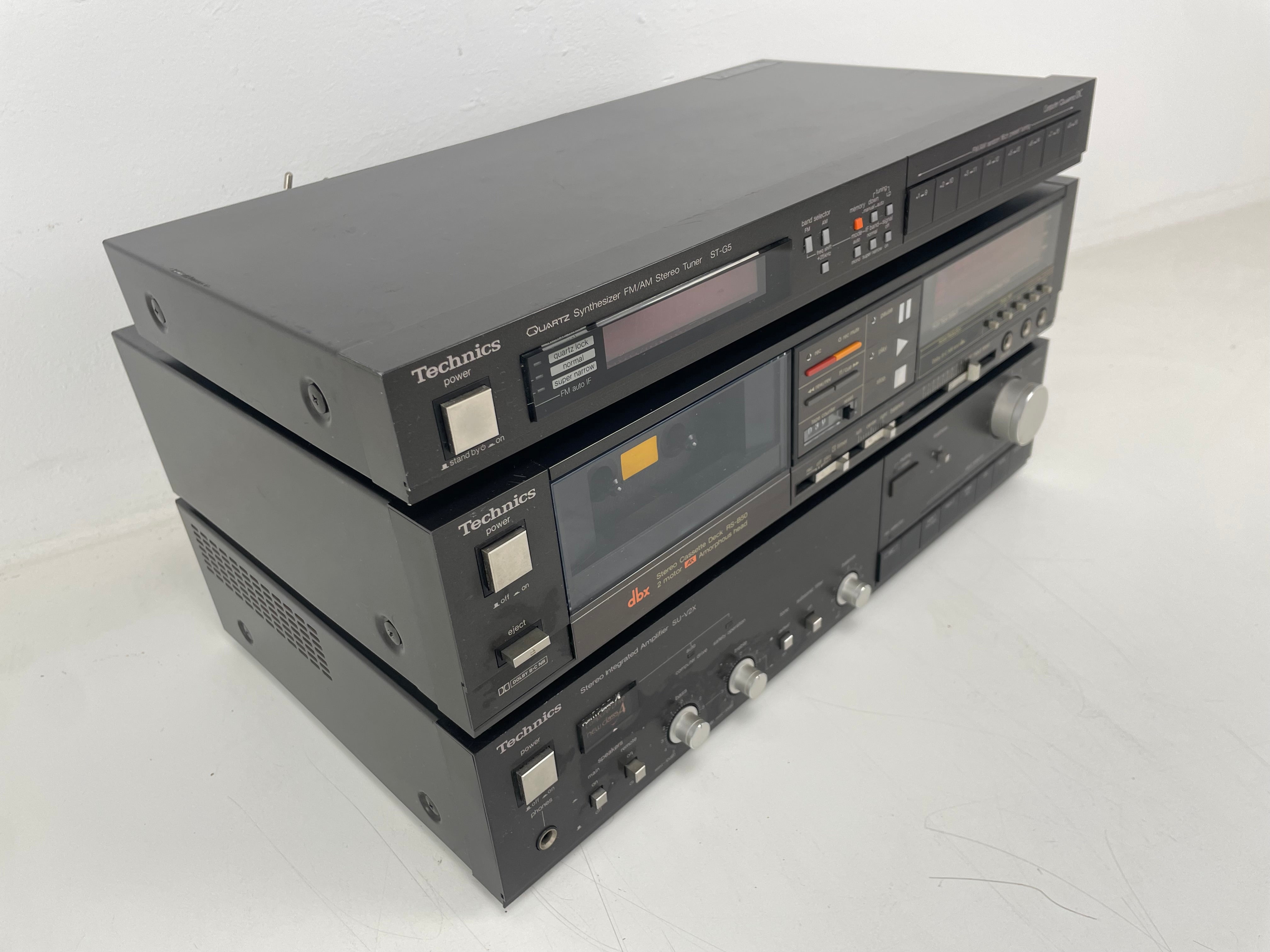 Technics - SU-V2X/RS-B50/ST-G5 - FM/AM Tuner, Stereo Cassette Deck, Stereo Integrated Amplifier