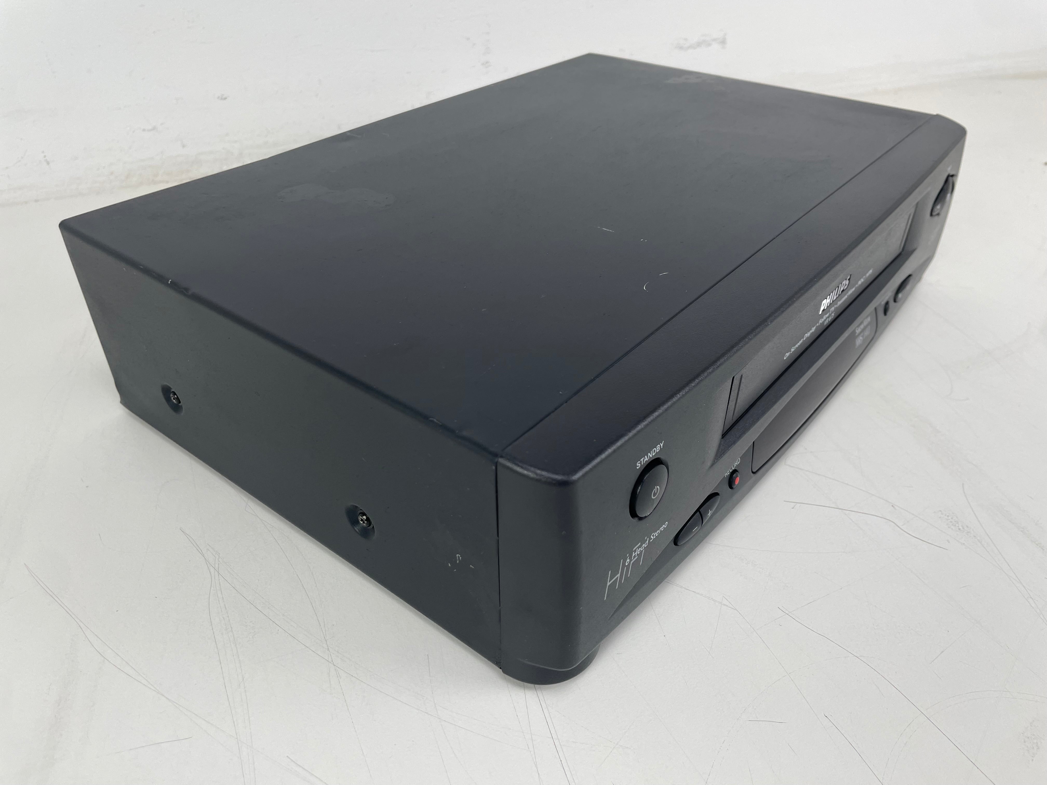 Philips - VR 675 - 6-Head - VHS (PAL) HQ - Video Cassette Recorder - Serviced
