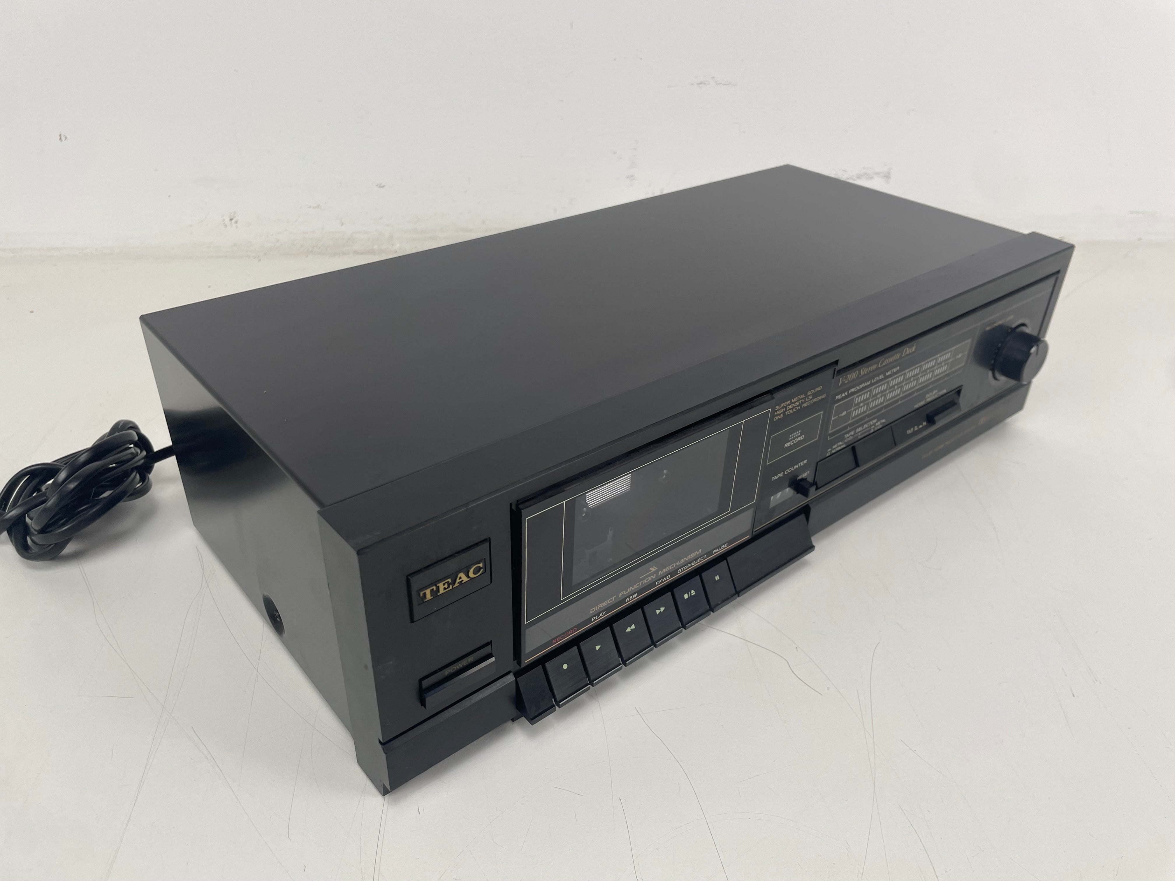TEAC - V-200 - Stereo Cassette Deck - Serviced (New Belts/Repaired)