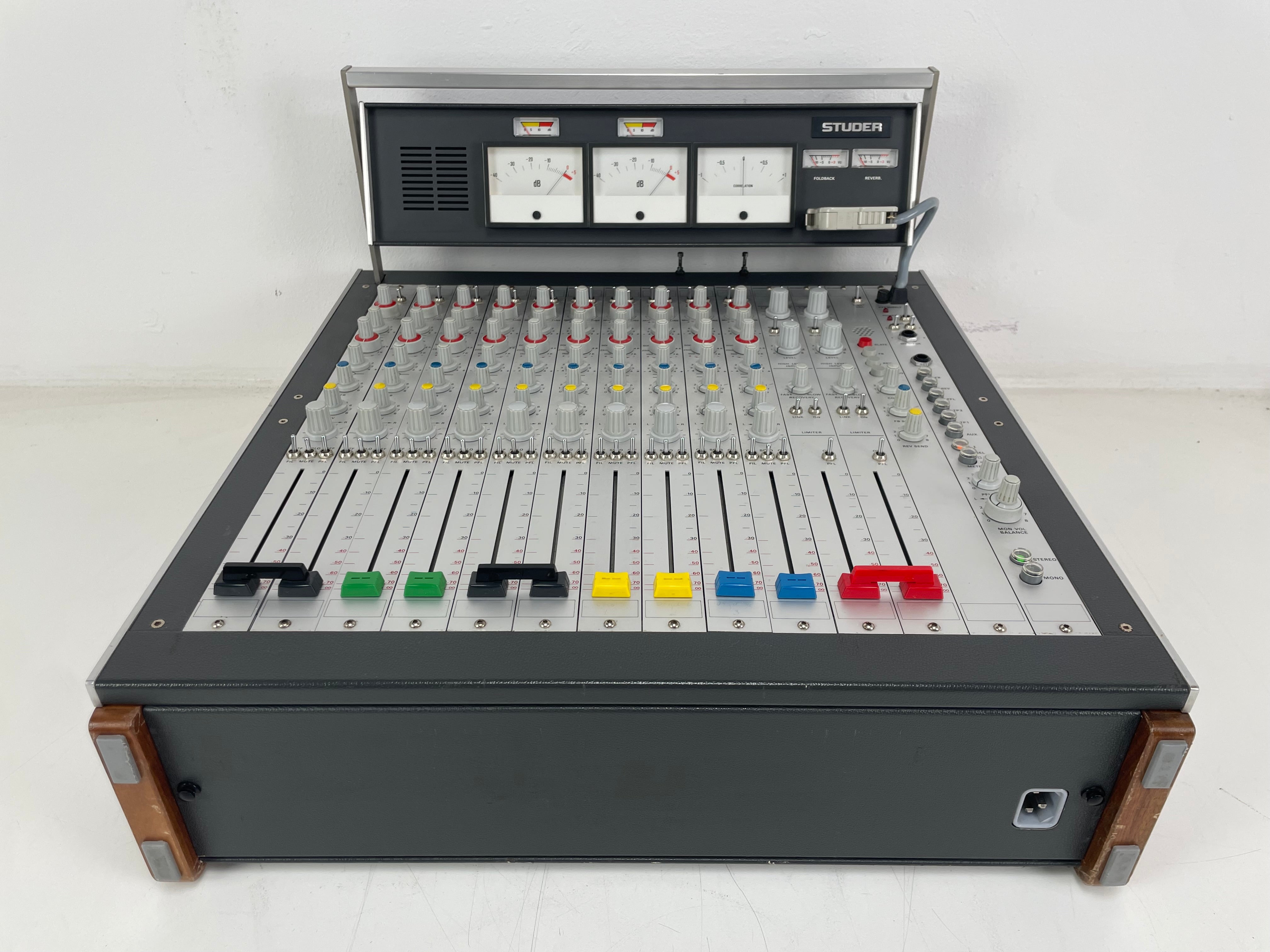 Studer - 169 - Studio Mixer - Inc. Manual/Spare-Parts/Breakout-Box - Serviced (Recapped)