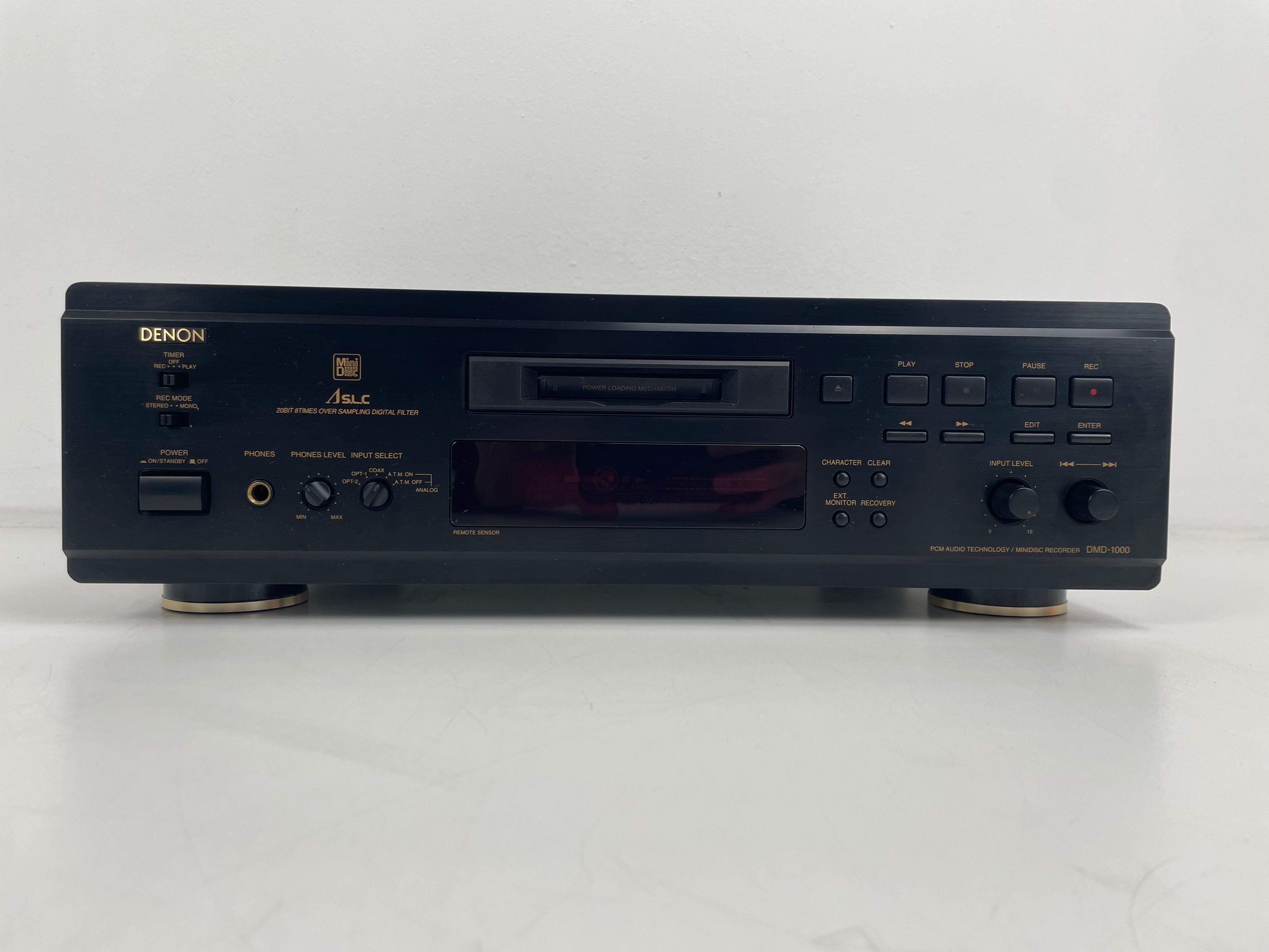 Denon - DMD-1000 - MiniDisc Recorder - Inc. Remote