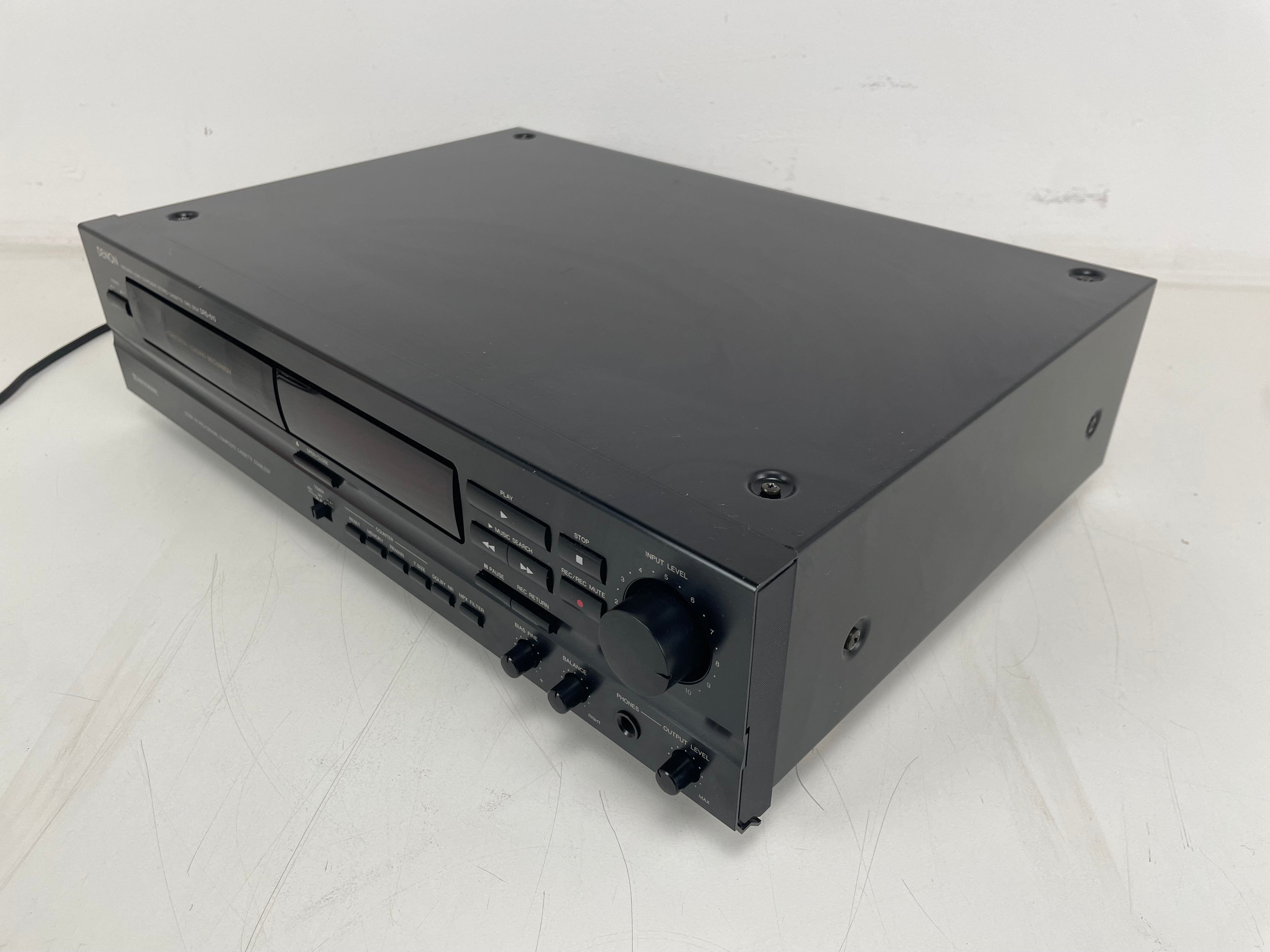 Denon - DRS-610 - Stereo Cassete Deck - 2-Head -  Horizontal Loading - Serviced (New Belts)