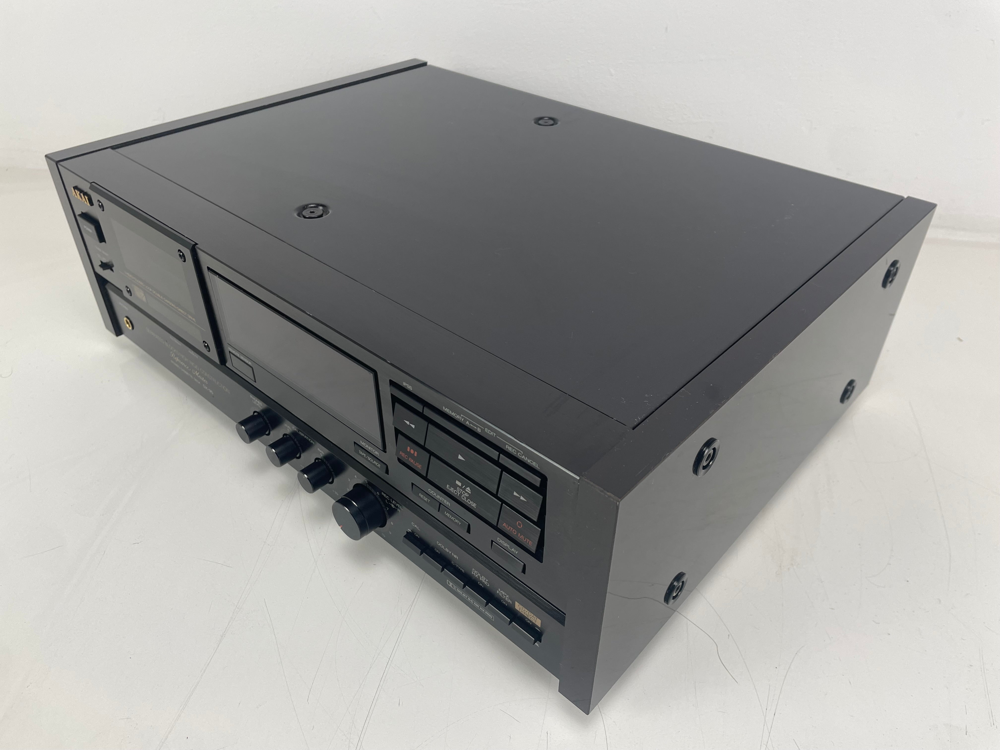 Akai - GX-95 - Cassette Deck - 3-Head - GX-Head - Inc. Remote - Measured