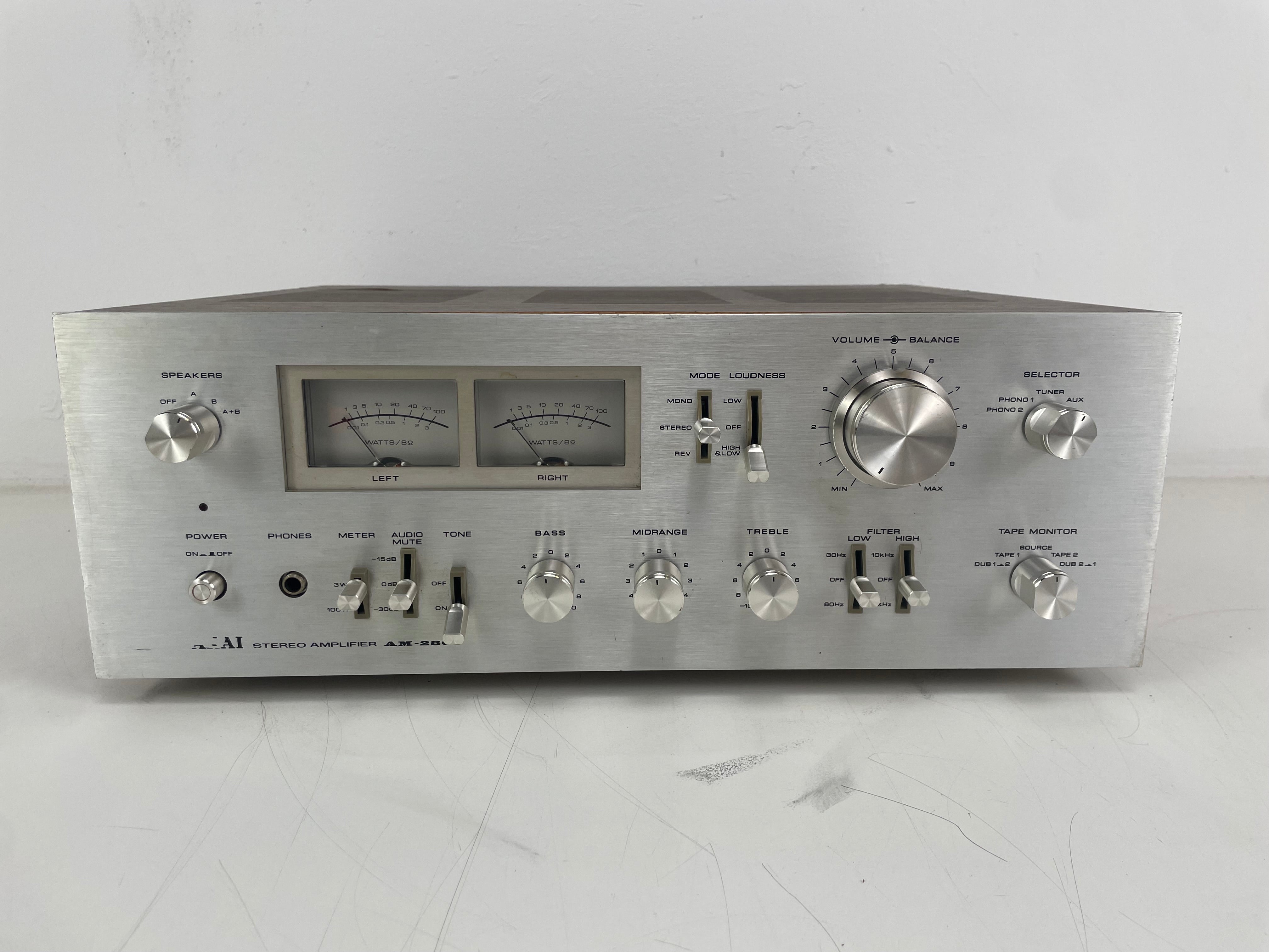 Akai - AM2800 - Stereo Integrated Amplifier - Serviced (Fully Recapped)