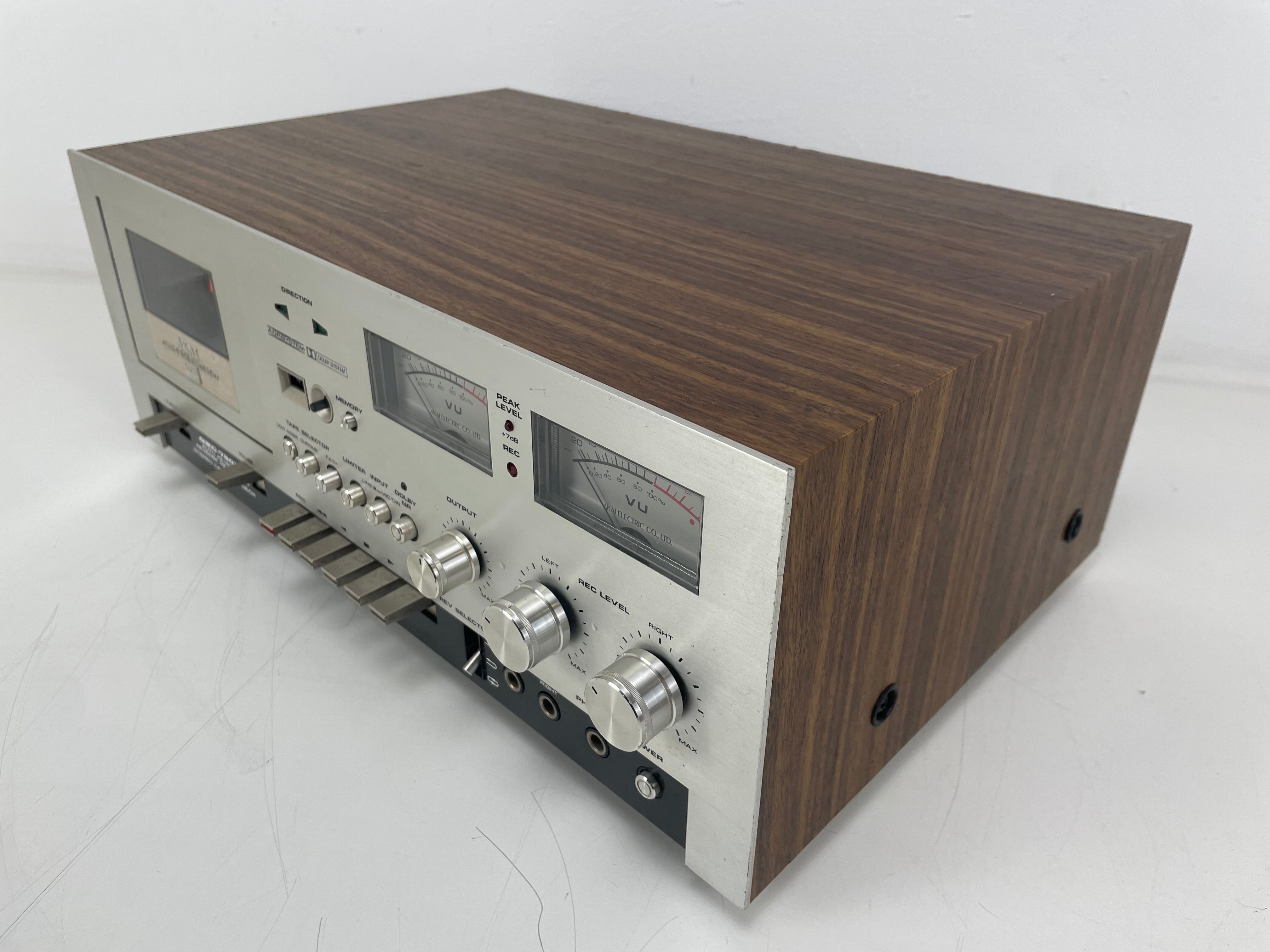 AKAI - GXC-730D - 3 Head Stereo Cassette Deck - Glass Head - Serviced