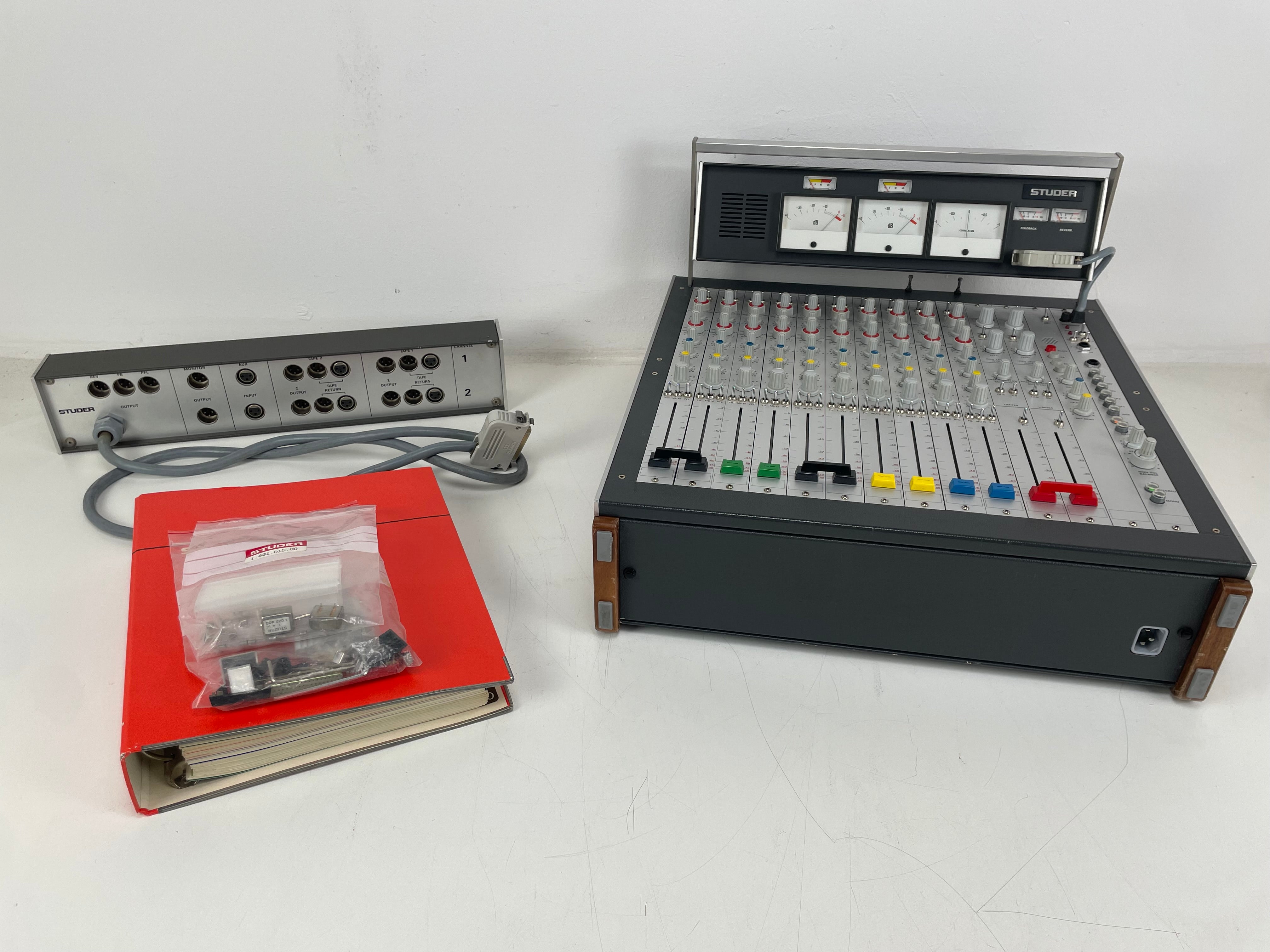 Studer - 169 - Studio Mixer - Inc. Manual/Spare-Parts/Breakout-Box - Serviced (Recapped)