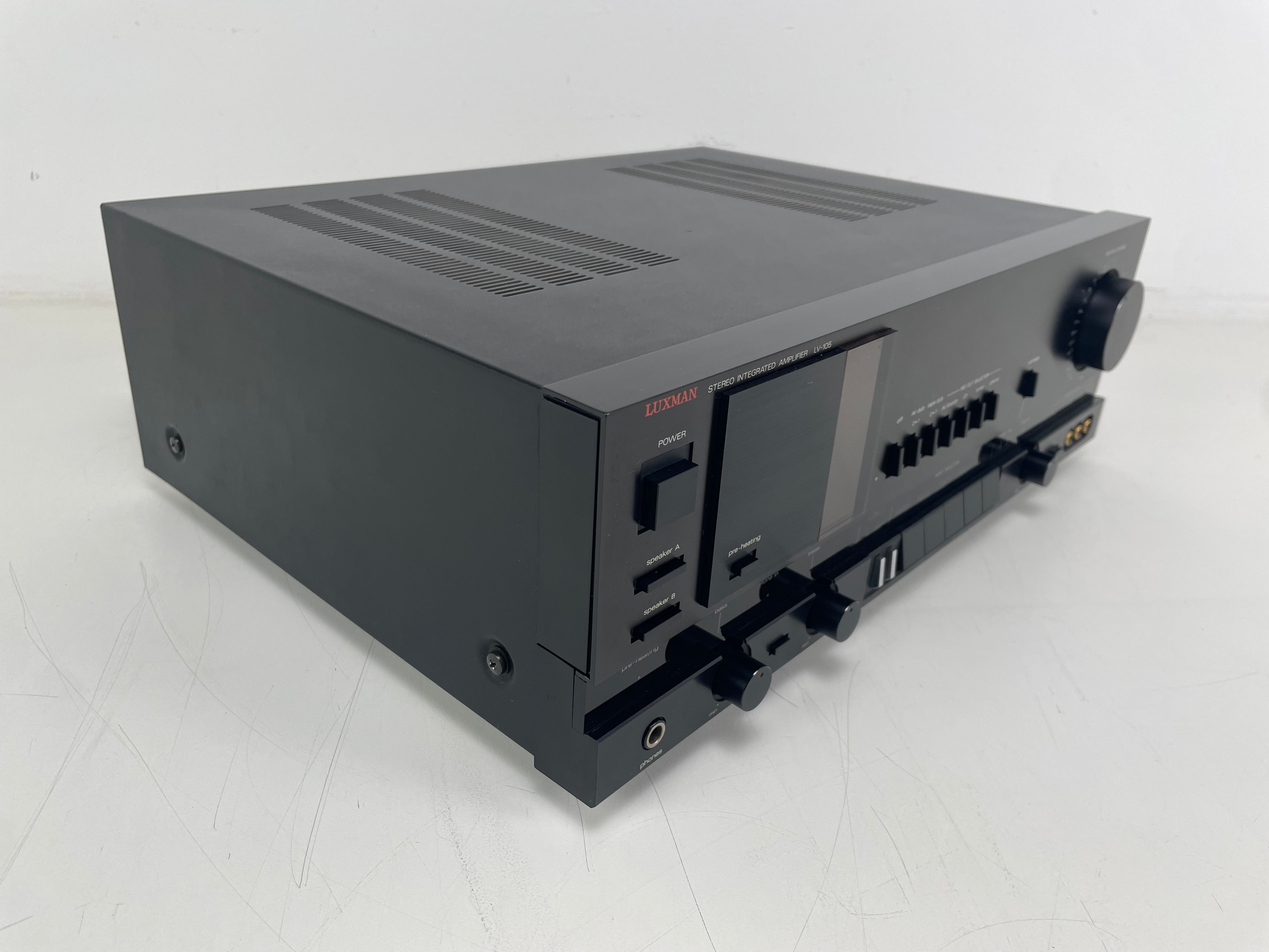 Luxman - LV-105 - Stereo Integrated Amplifier - Inc. Original Box/Manual - Mint - Serviced (Repaired)