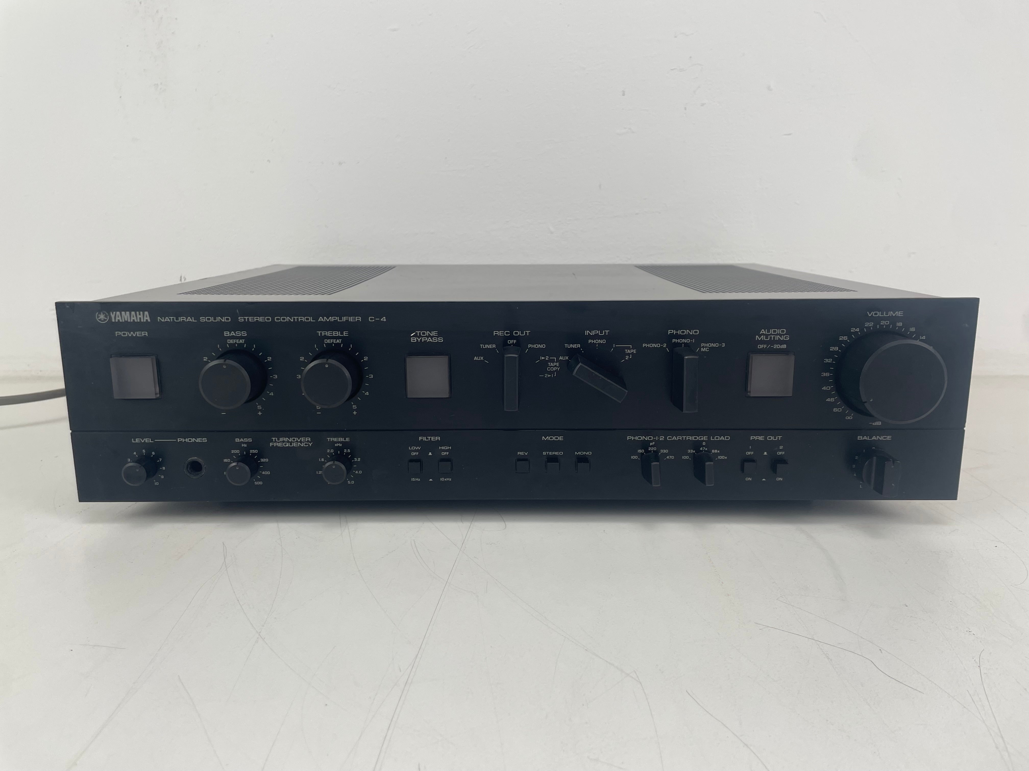 Yamaha - C-4 - Stereo Control Amplifier - Pre-Amplifier - Serviced (Repaired)