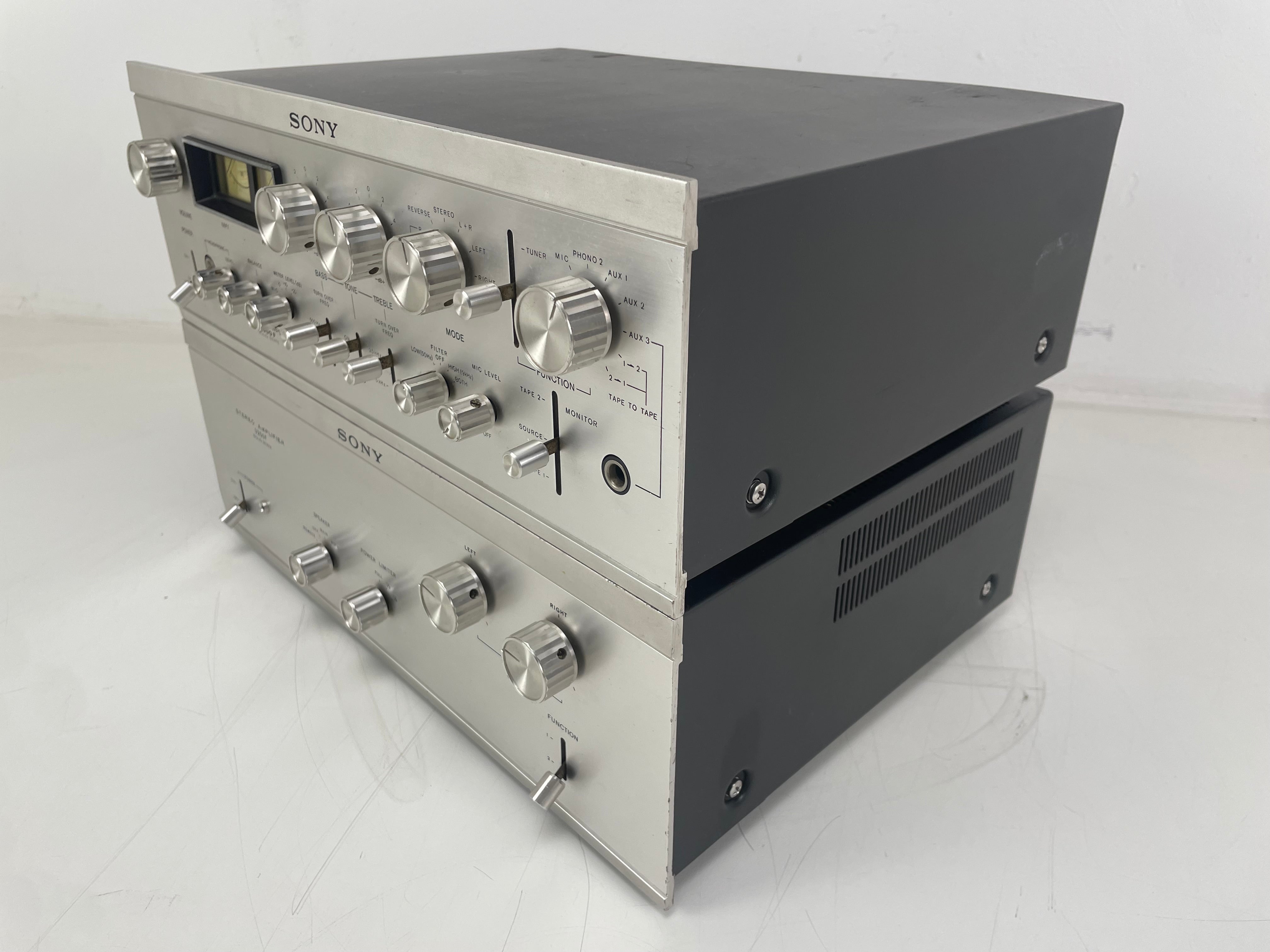 Sony - TA-2300F/TA-2000F - Pre/Power-Amplifier Set - Serviced (Cleaned)