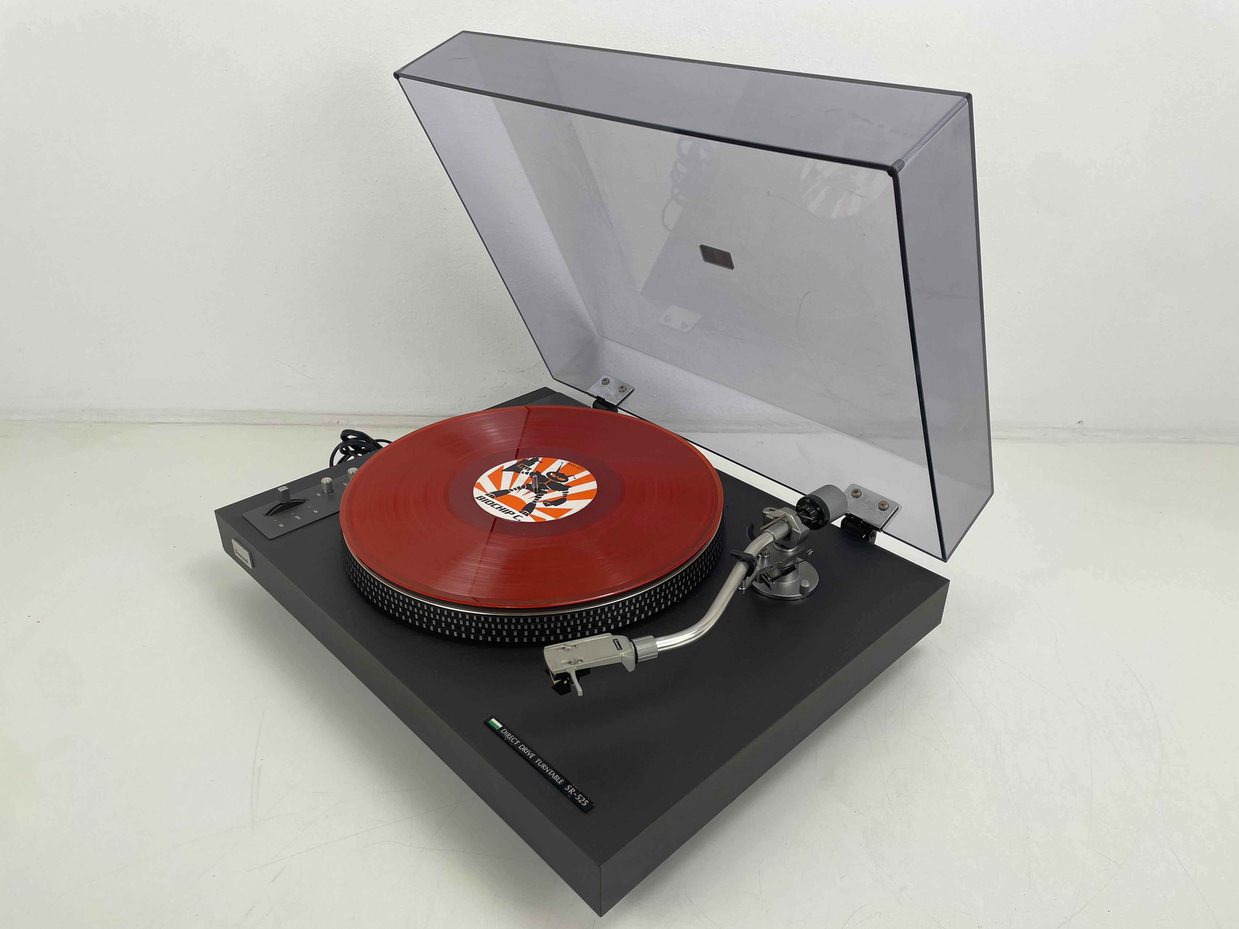 Sansui - SR-525 - Direct Drive Turntable - Shure M95ED Stylus