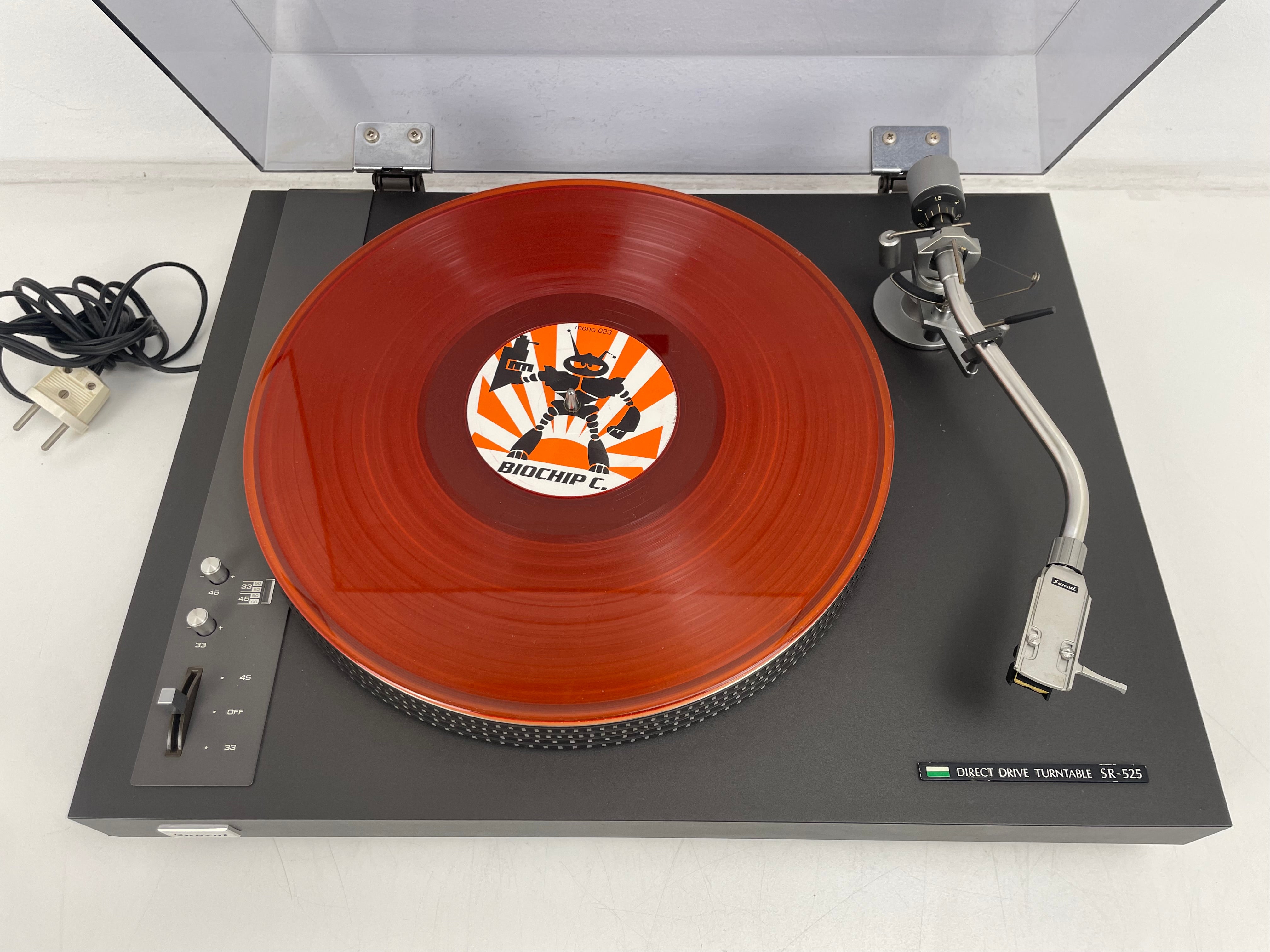 Sansui - SR-525 - Direct Drive Turntable - Shure M95ED Stylus