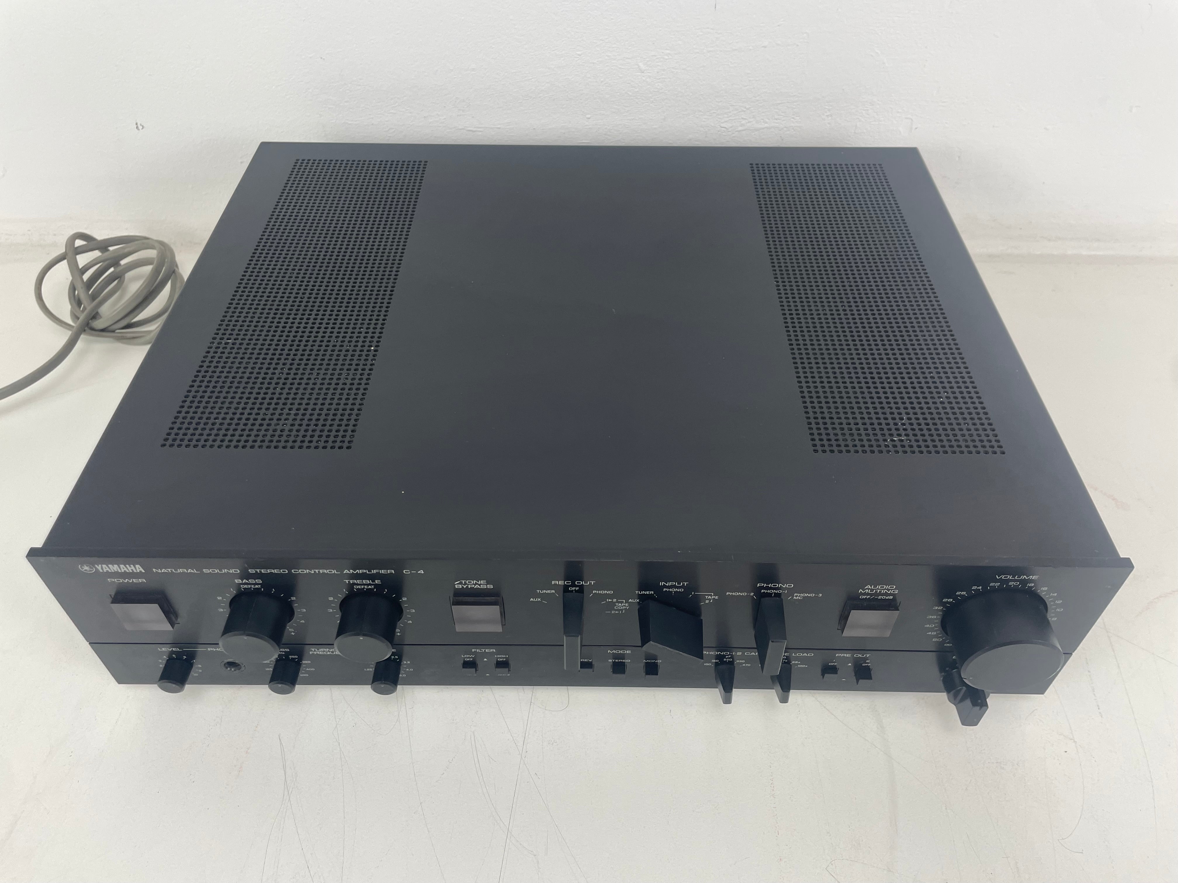 Yamaha - C-4 - Stereo Control Amplifier - Pre-Amplifier - Serviced (Repaired)