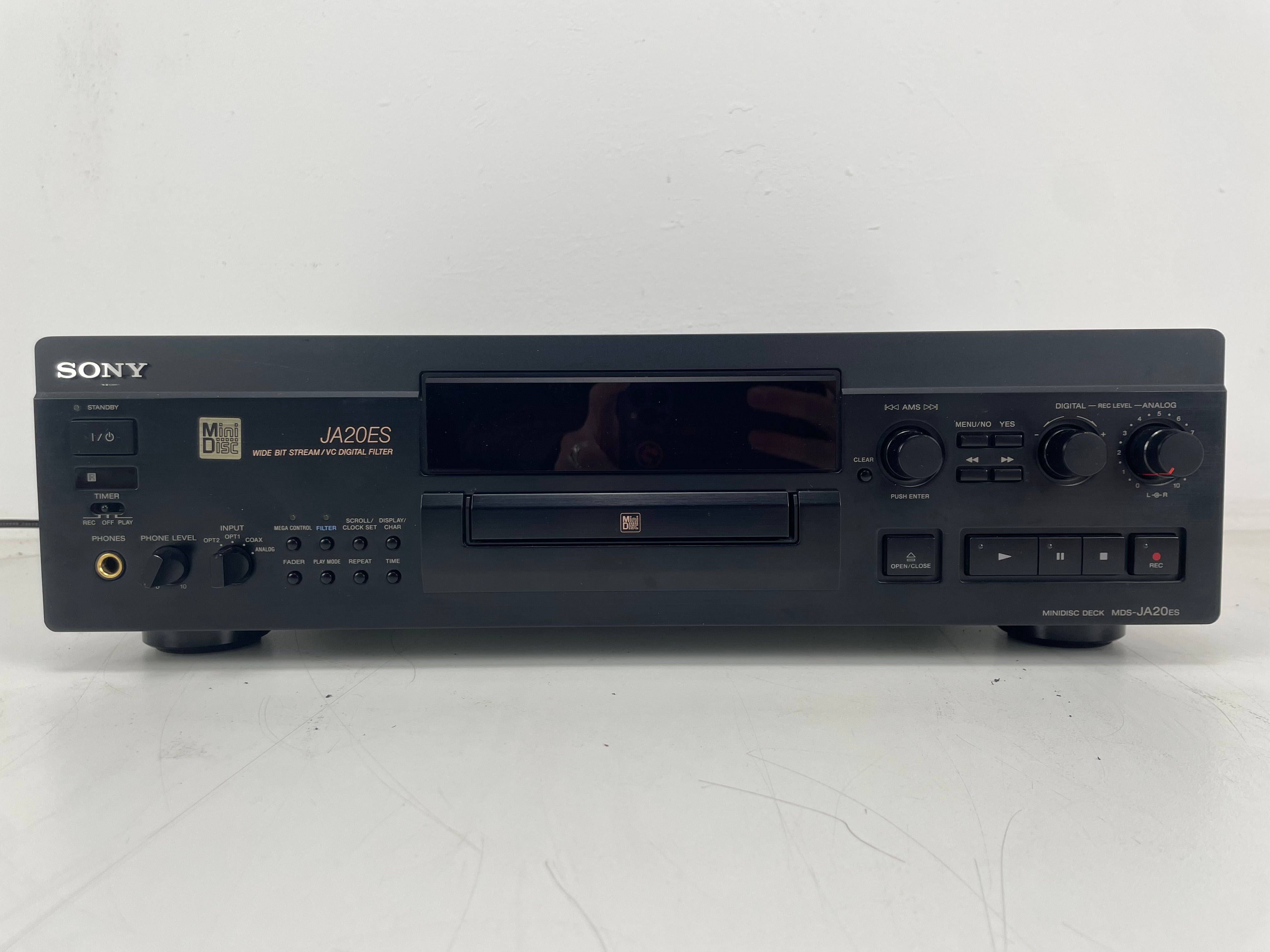 Sony - MDS-JA20ES - MiniDisc Deck - ES-Series