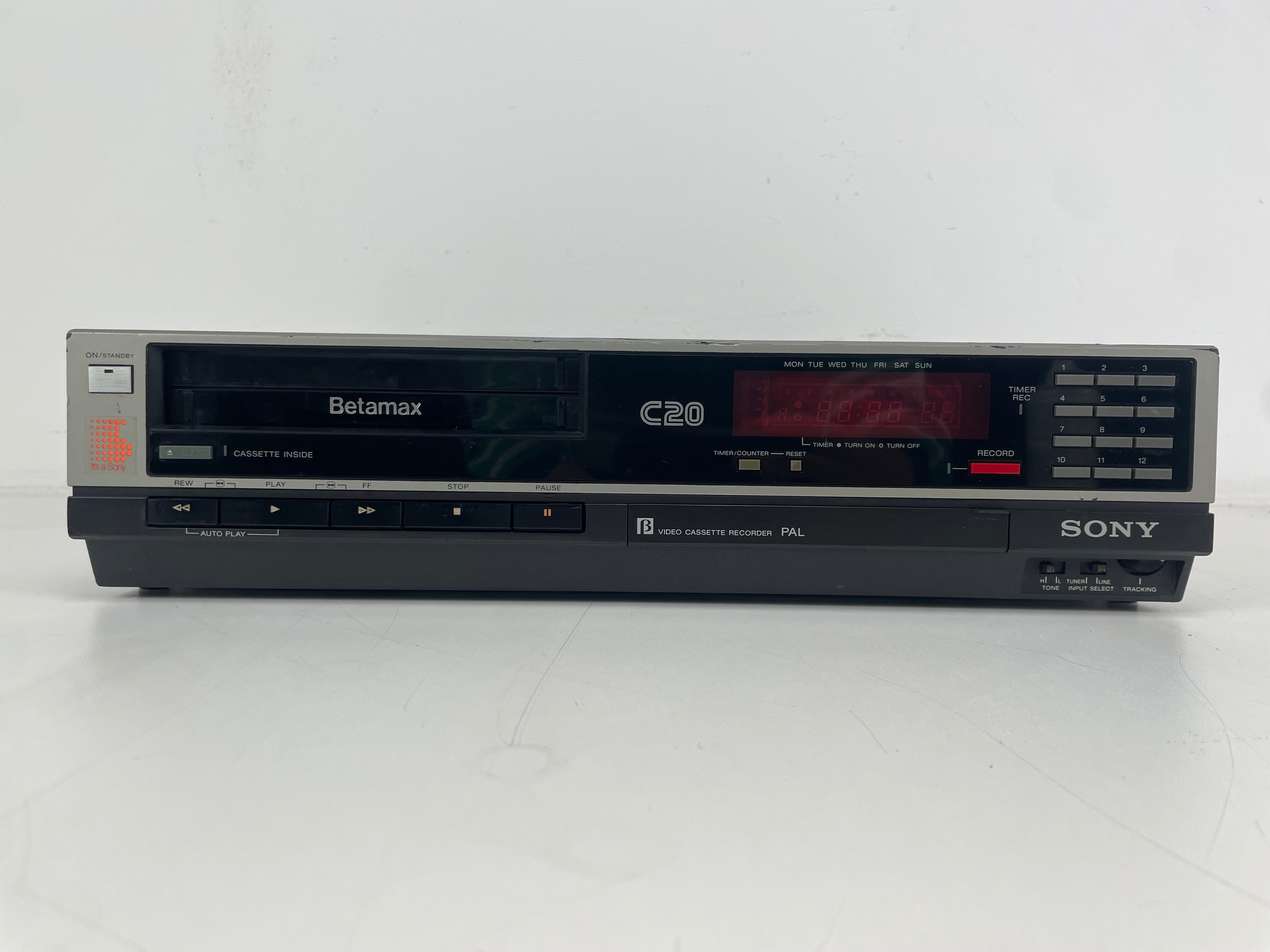 Sony - SLC20E - Betamax - Video Cassette Recorder - Serviced (Recapped/Repaired)