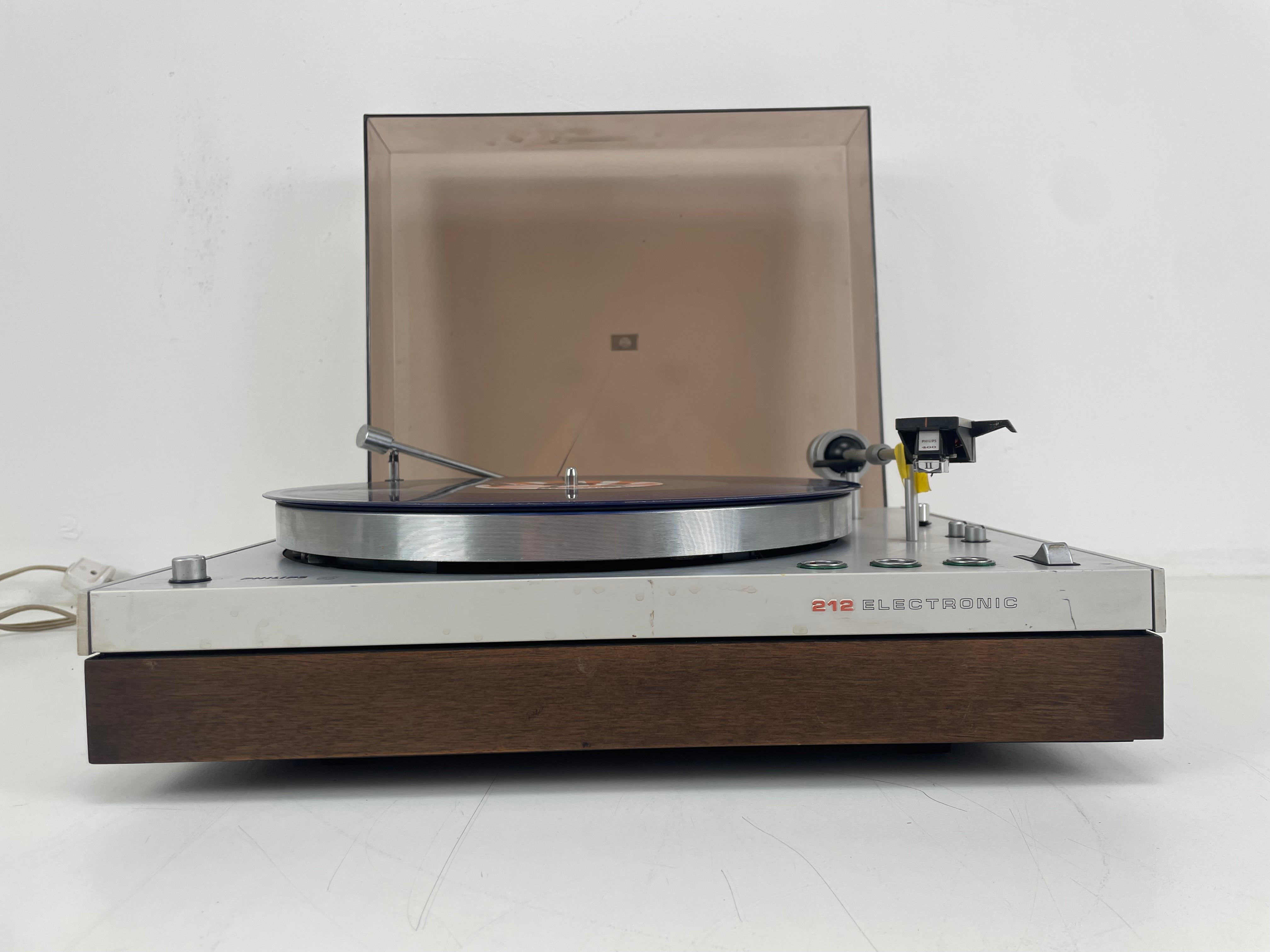 Philips - 212 Turntable - Belt-Drive + Discofoon Brush