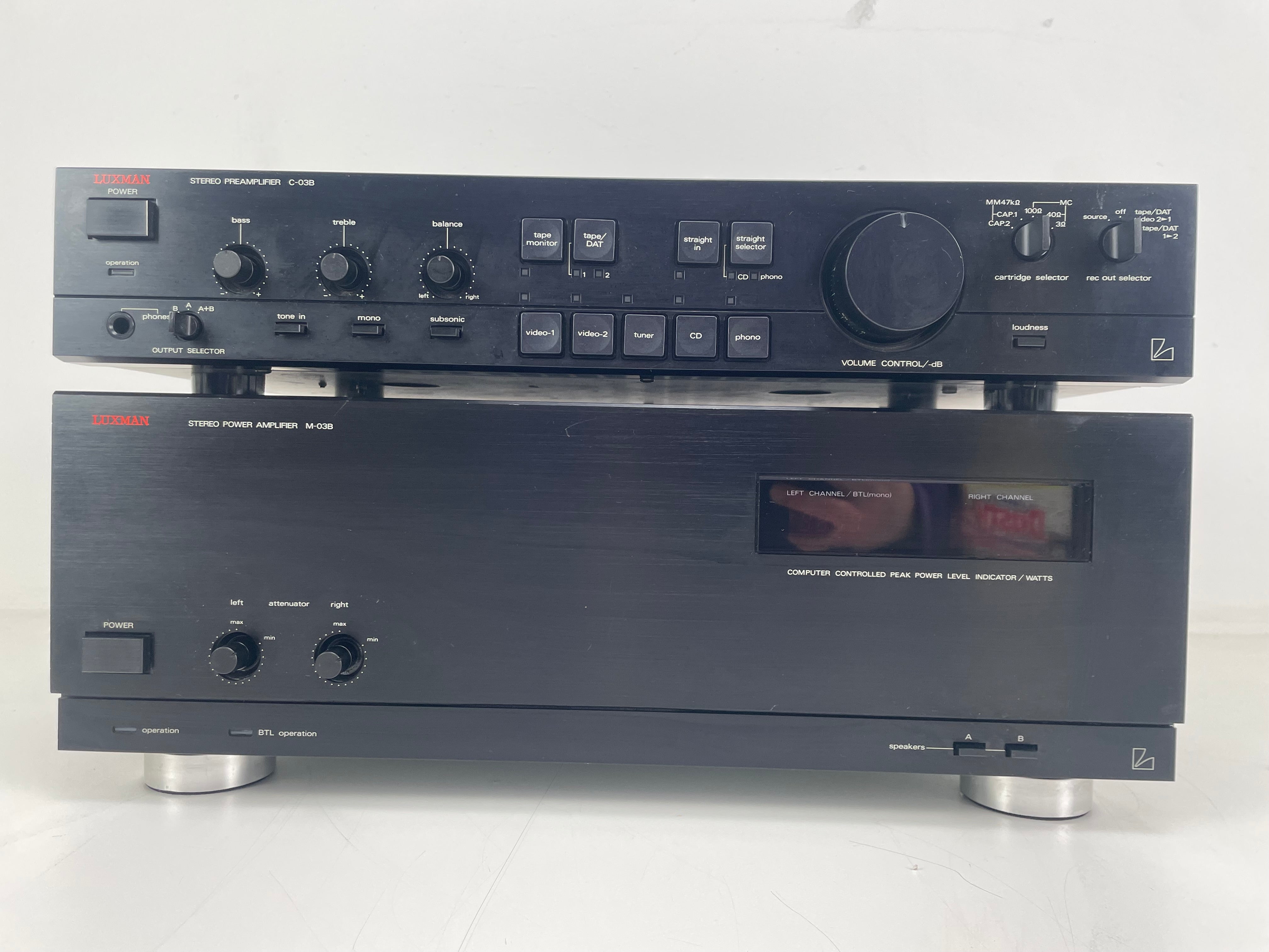 Luxman - M-03B & C-03B - Pre/Power-amp Set