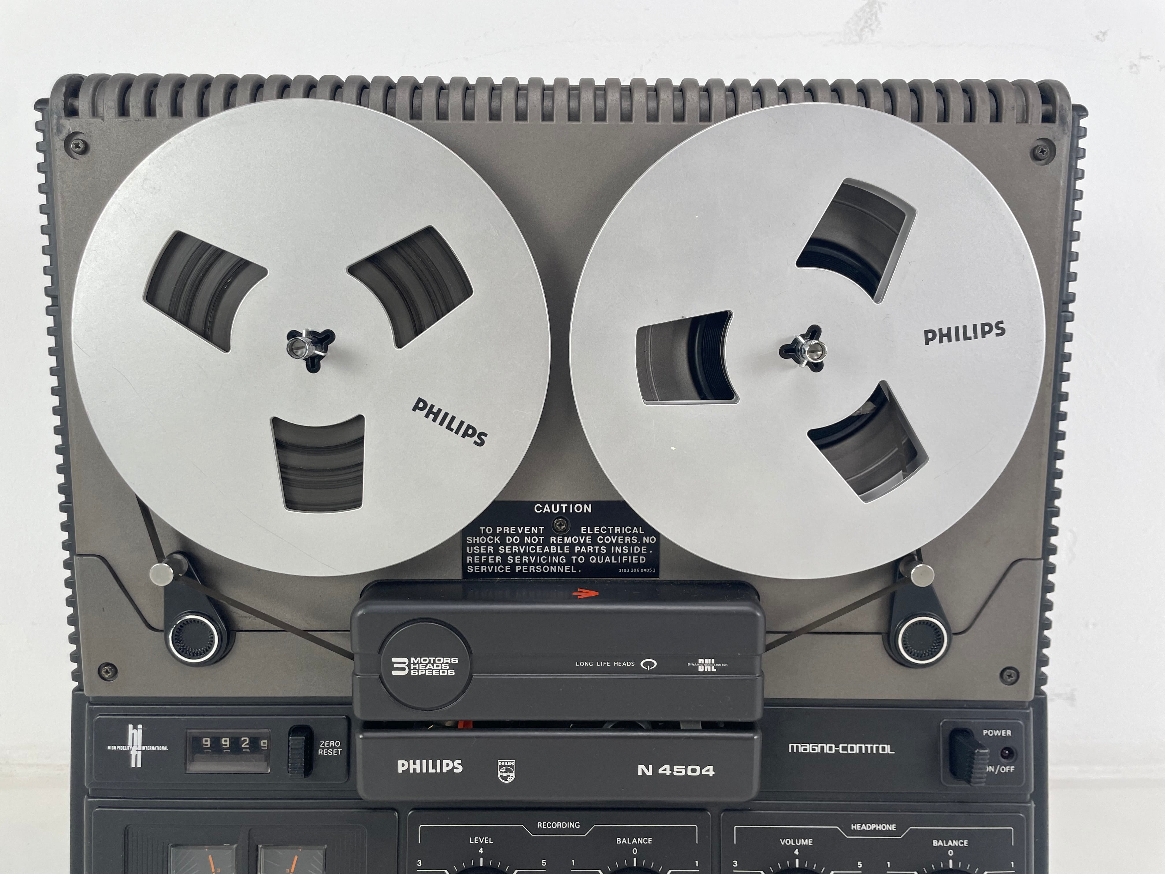 Philips - N4504 - 18CM Reel-to-Reel Deck - Serviced (New Belts)