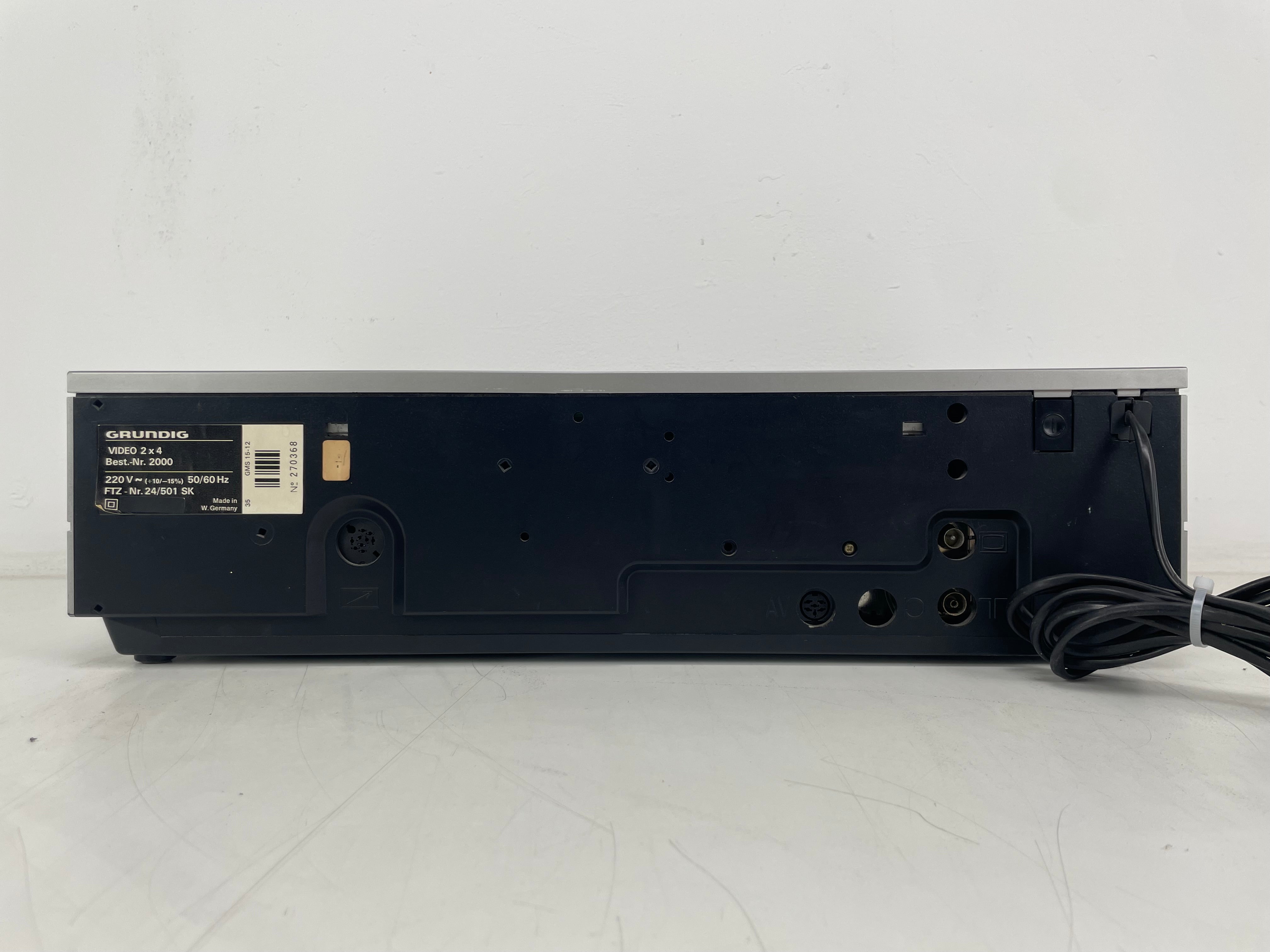 Grundig - 2x4 - Video 2000 EURO - VCR - Video Cassette Recorder - Fully Serviced