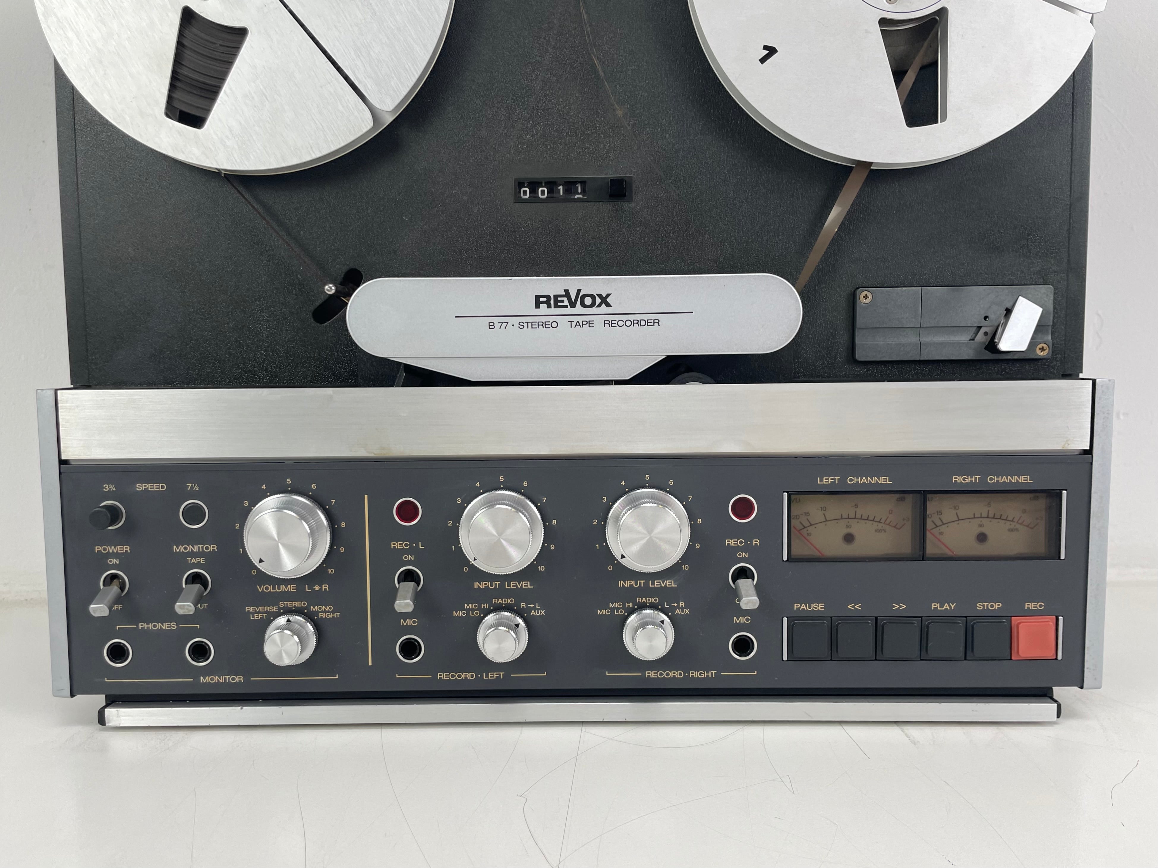 Revox - B77 MK 2 - 4-Track - Stereo Tape Recorder - Serviced (New Belts/Recapped)