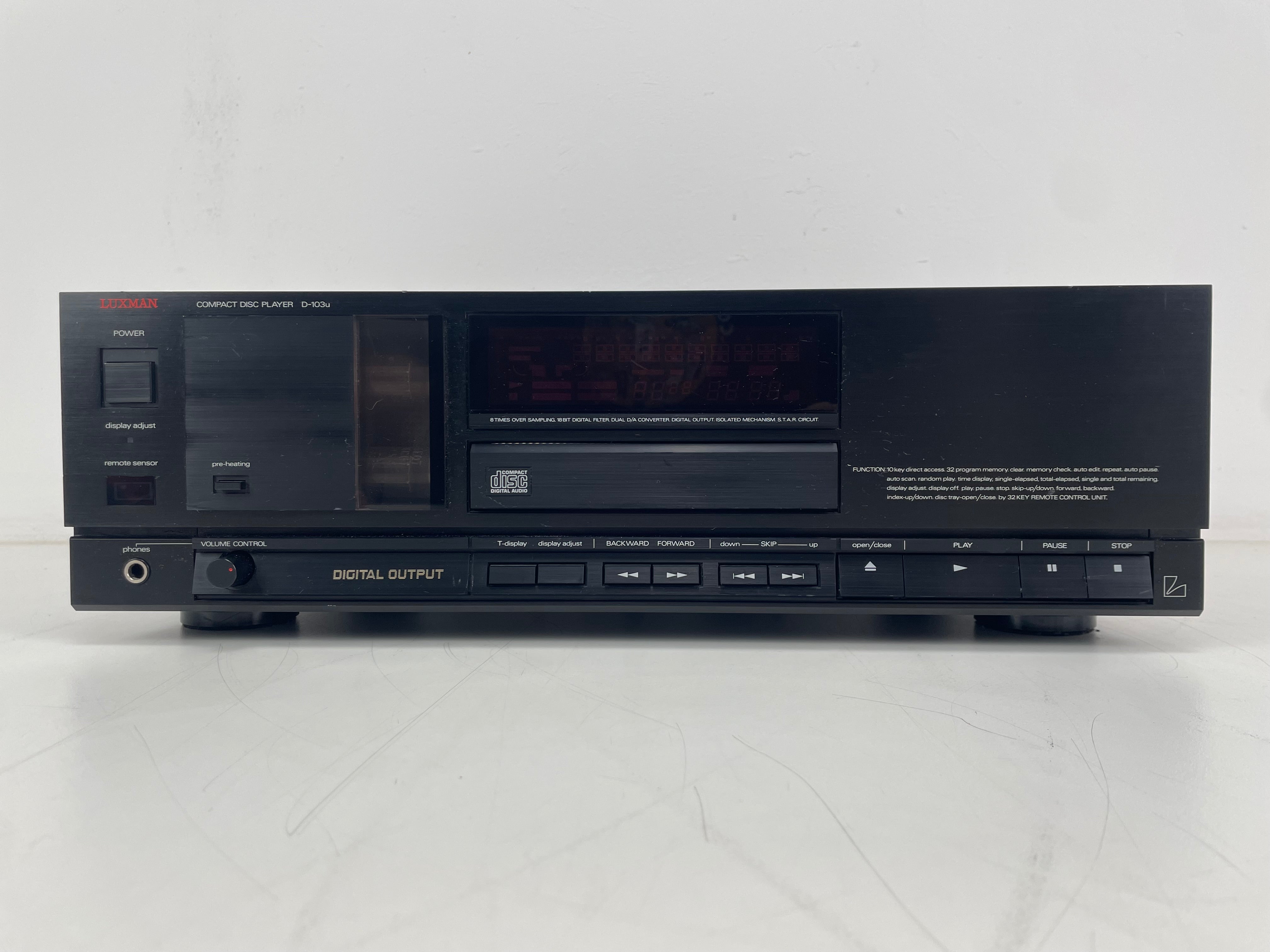 Luxman - D-103u - Compact Disc Player - Tube CD Player