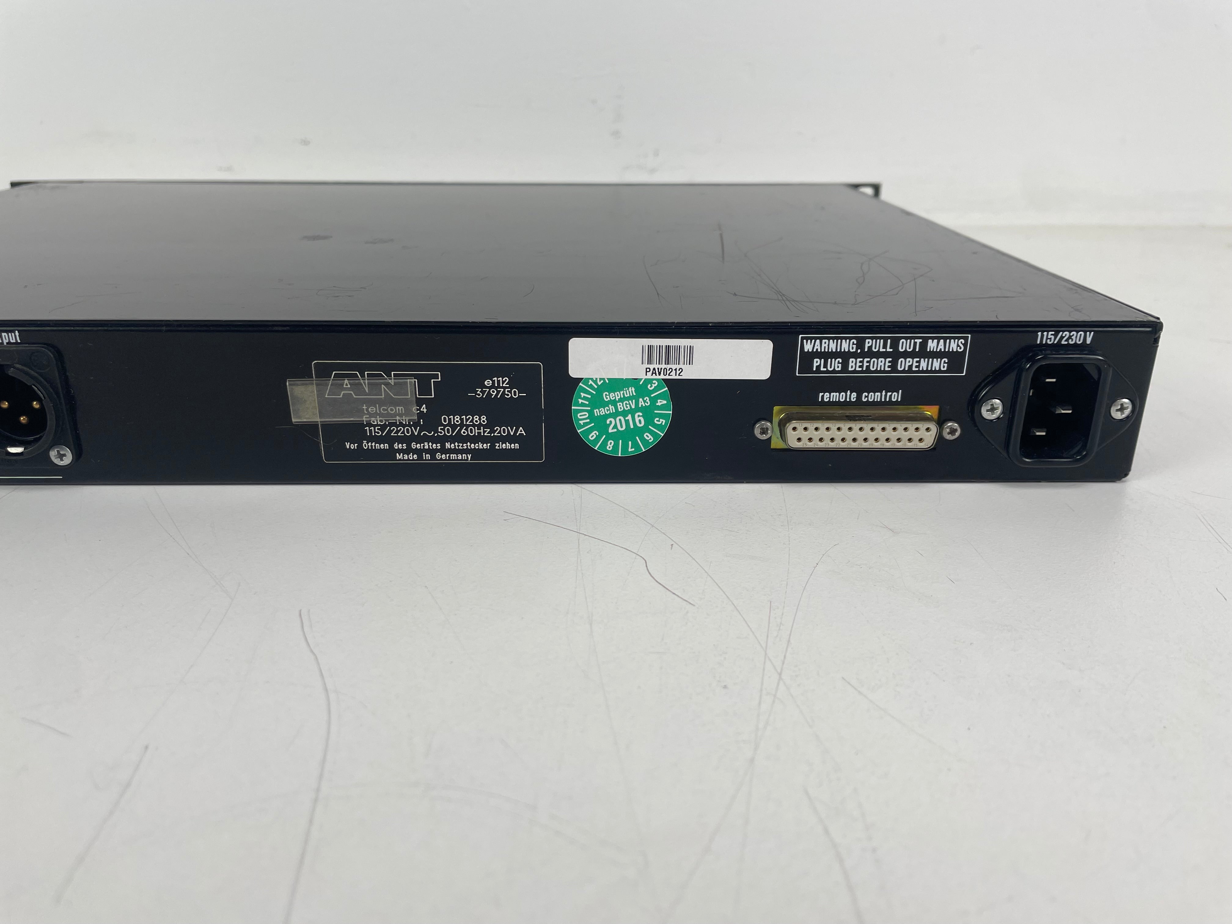 Ant - Telcom - C4 - e100 - Compander System - As Is