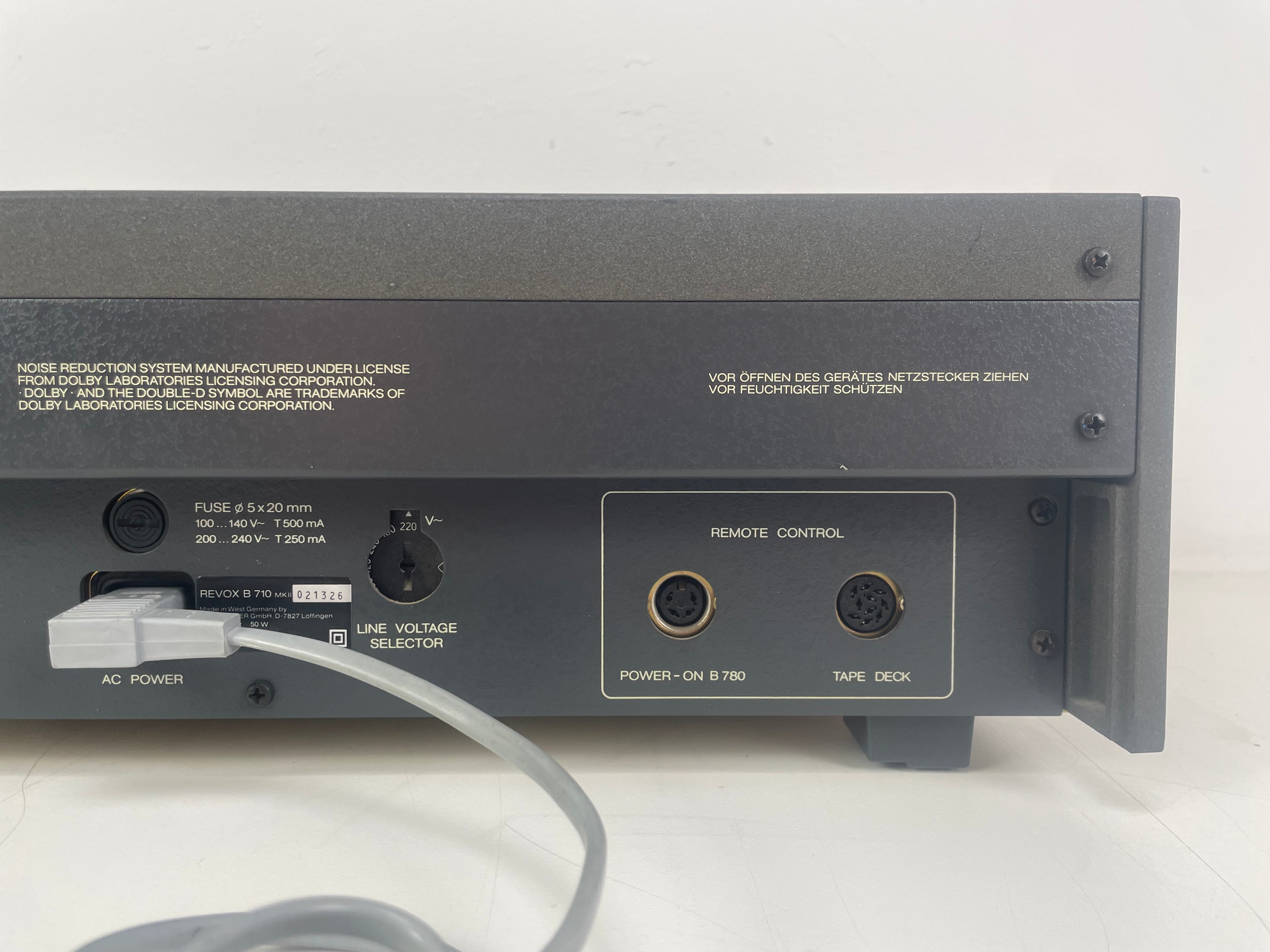 Revox - B710 MK2 - Cassettedeck