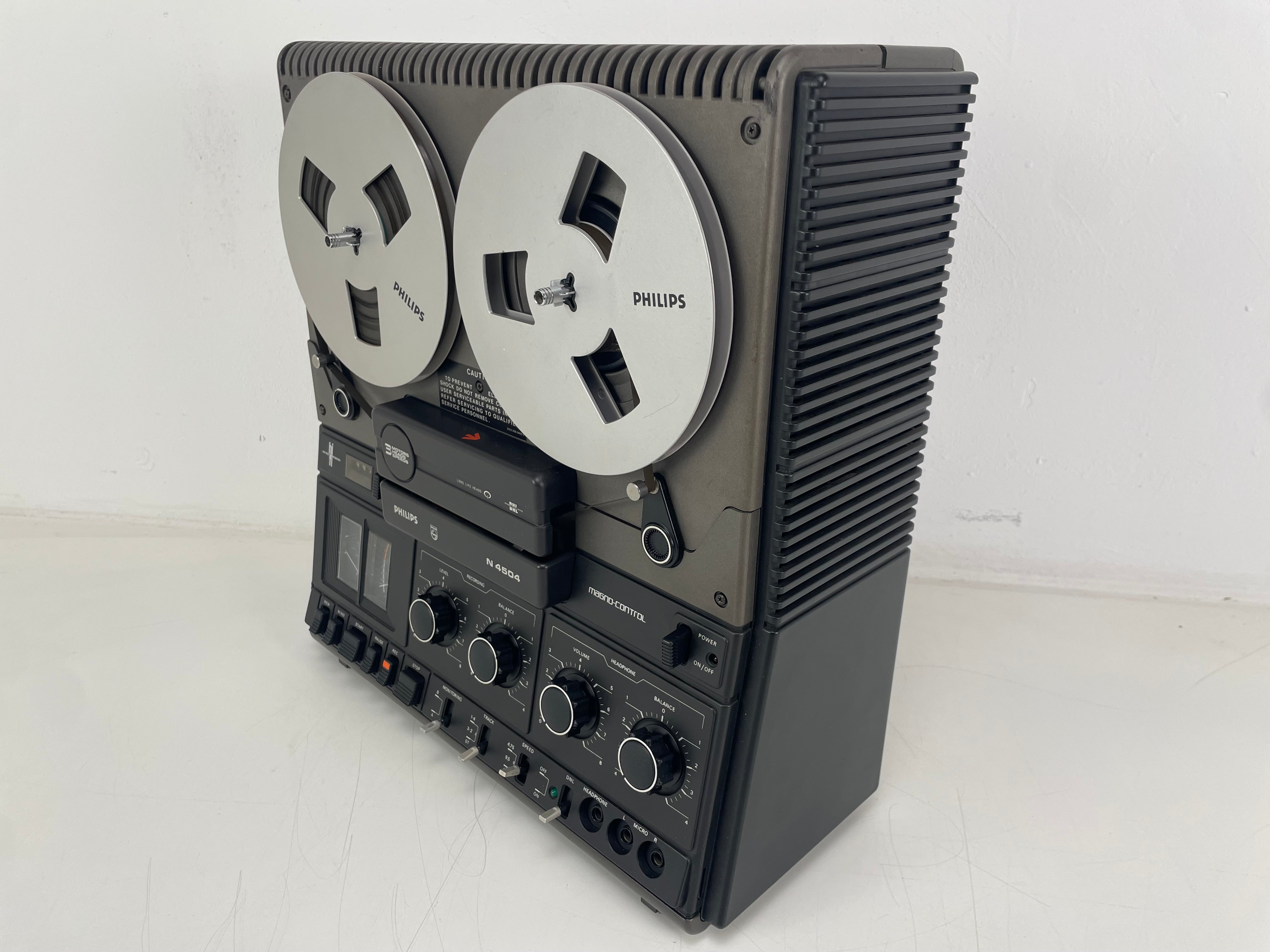 Philips - N4504 - 18CM Reel-to-Reel Deck - Serviced (New Belts)